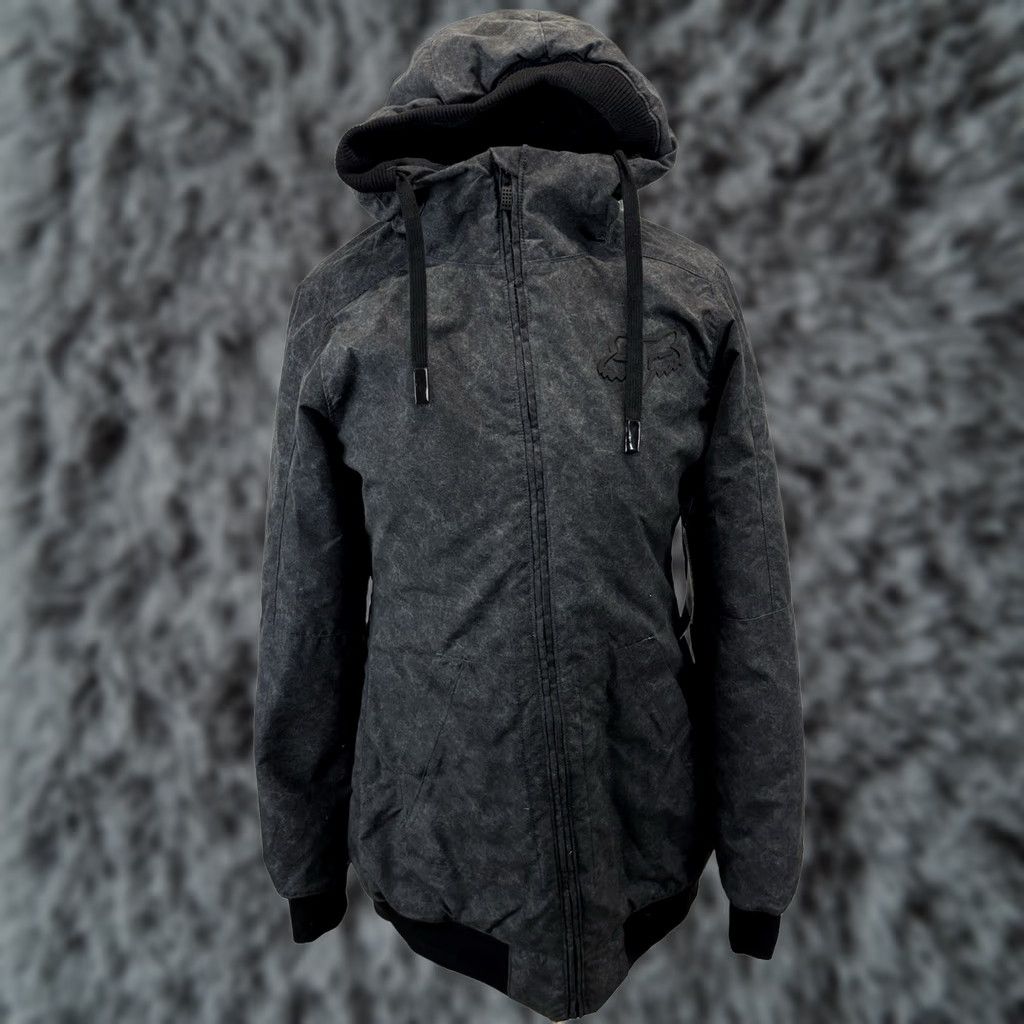 Vintage VINTAGE? No. Fox Metrics Jacket Women M Gray Hood Ski Snowboard Casual Zip Mid-Length Polyester Size M / US 6-8 / IT 42-44 - 1 Thumbnail