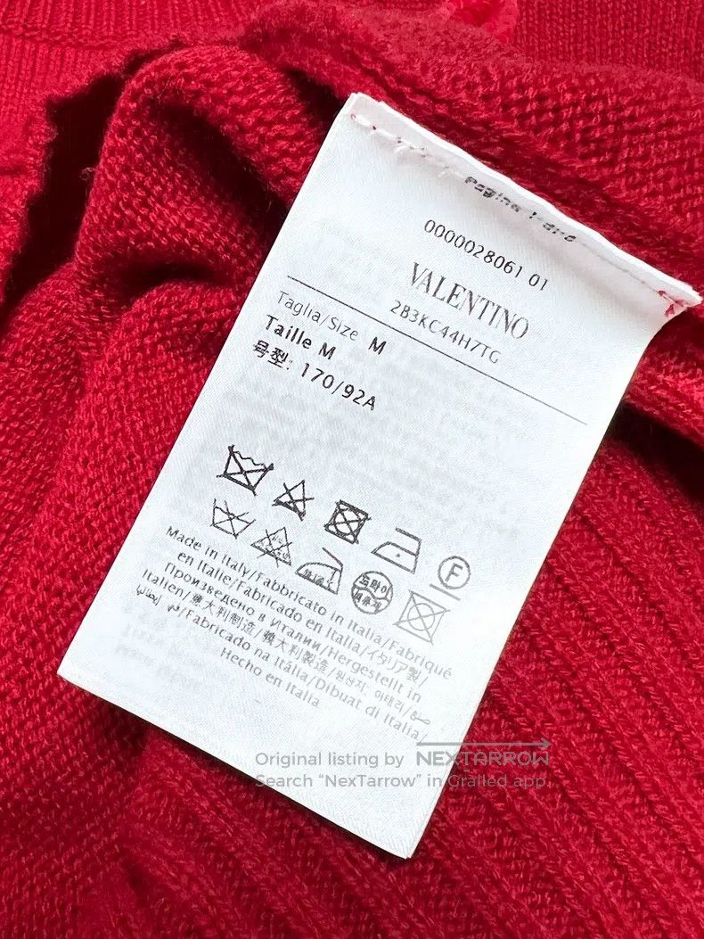 Valentino Valentino Crew neck Embroidered sequin bow long-sleeved ca Size M / US 6-8 / IT 42-44 - 6 Thumbnail