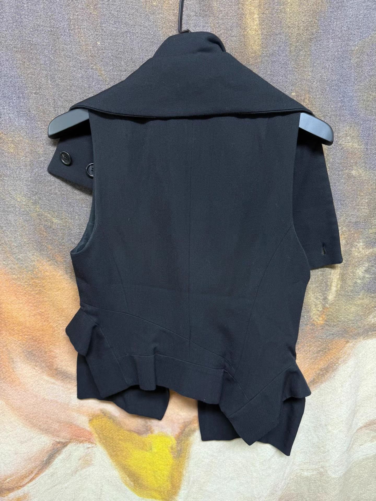 Ann Demeulemeester Ann Demeulemeester Deconstructed Wool Layered Vest K20 Size XXS / US 00 / IT 34 - 6 Thumbnail