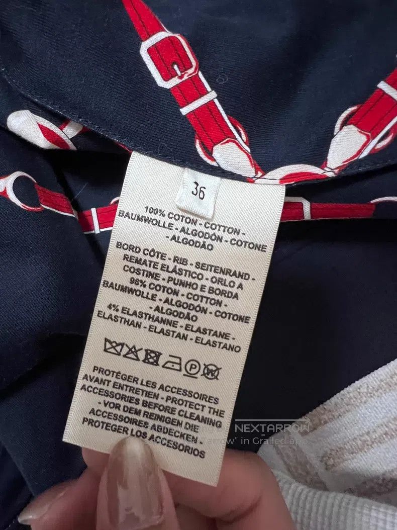Hermes Hermes Blue classic chain print jacket Size XS / US 0-2 / IT 36-38 - 3 Thumbnail