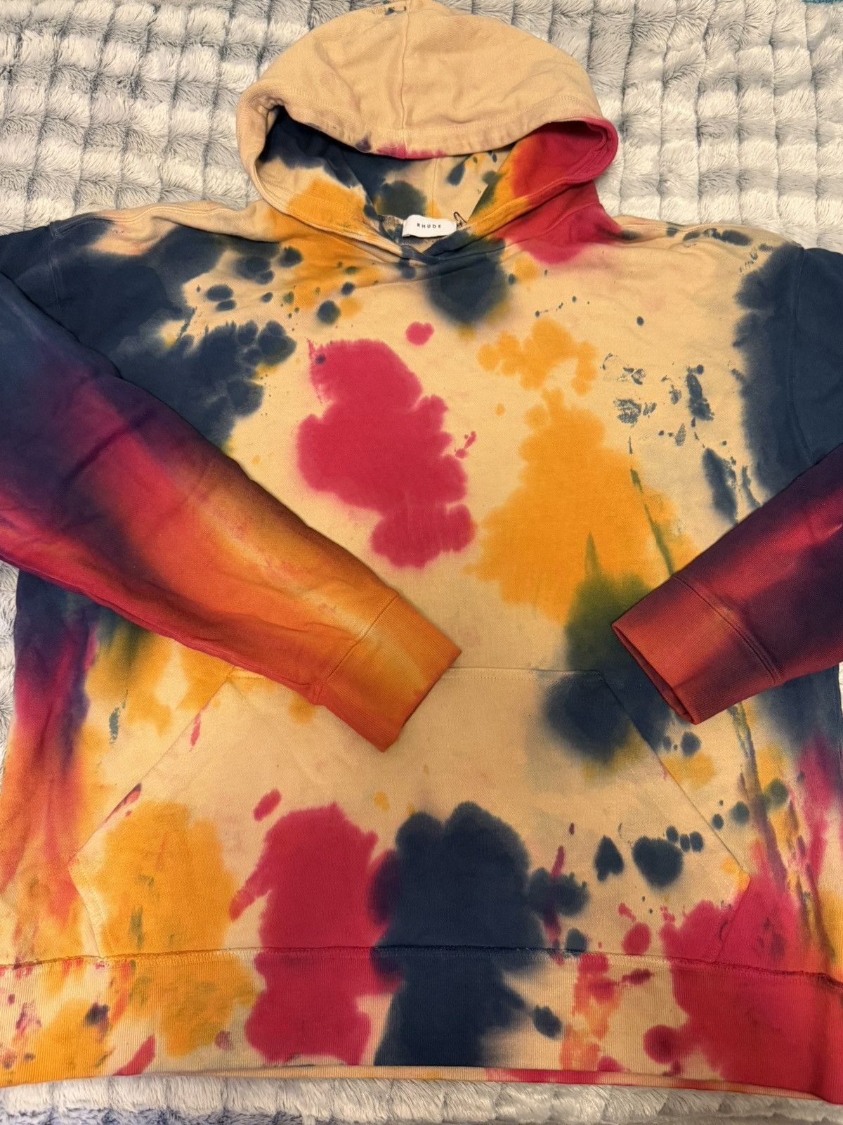 Rhude Authentic Rhude Tie-Dye Hoodie Size Small Brand New Size US S / EU 44-46 / 1 - 1 Thumbnail