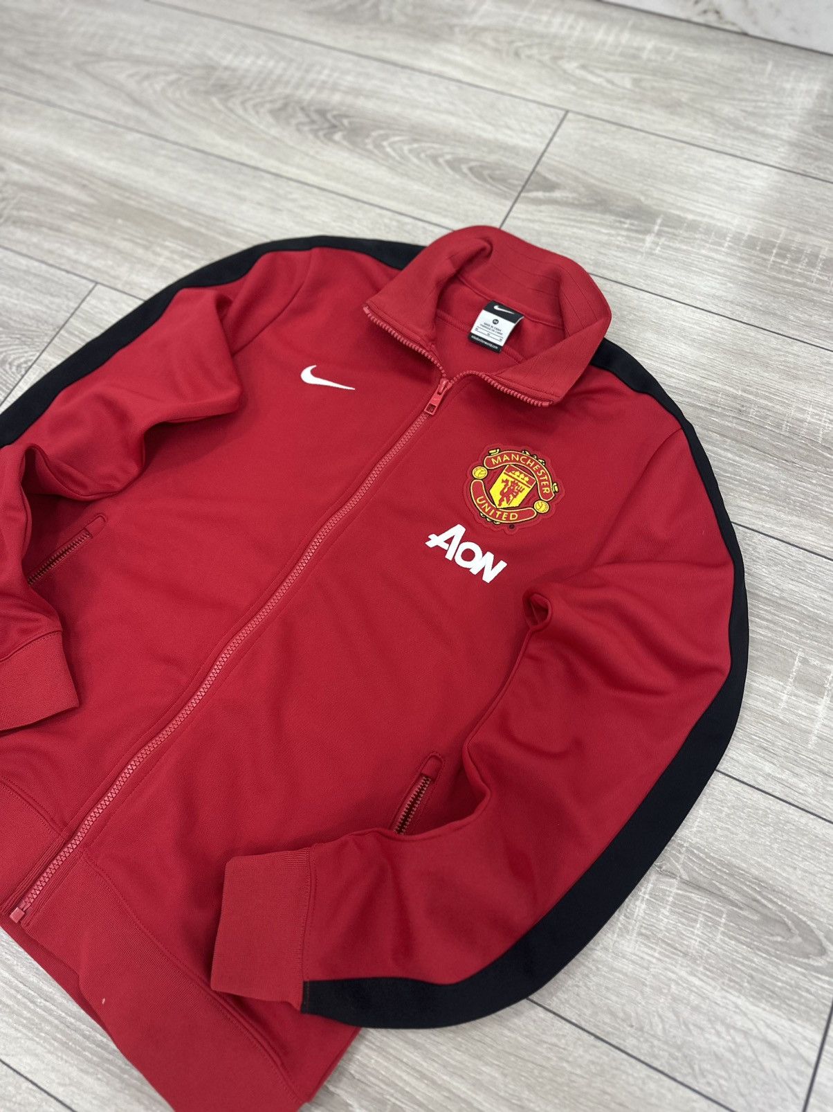 Nike Nike Manchester United Vintage Track Jacket Zip Up Soccer Size US M / EU 48-50 / 2 - 4 Thumbnail