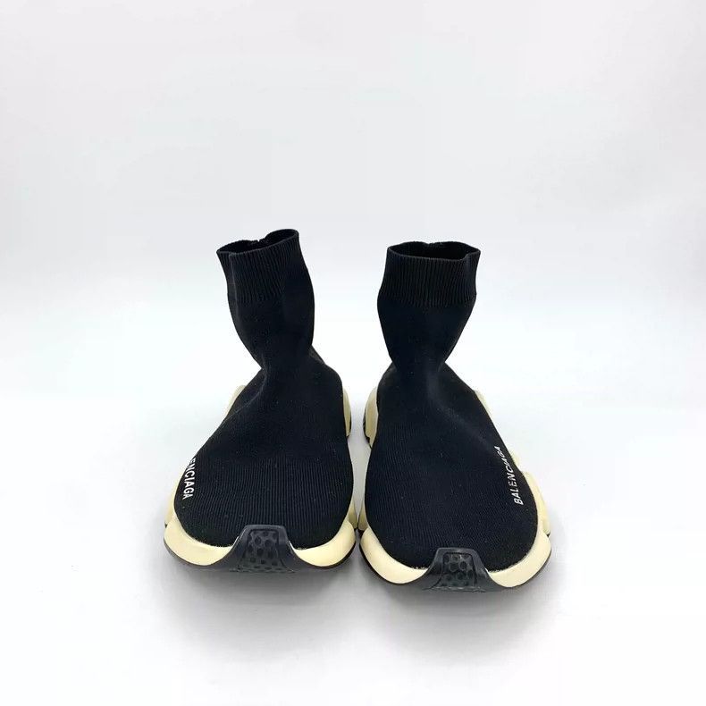 Balenciaga Balenciaga Black Logo Thick Sole Casual Socks-2505 Size ONE SIZE - 3 Thumbnail