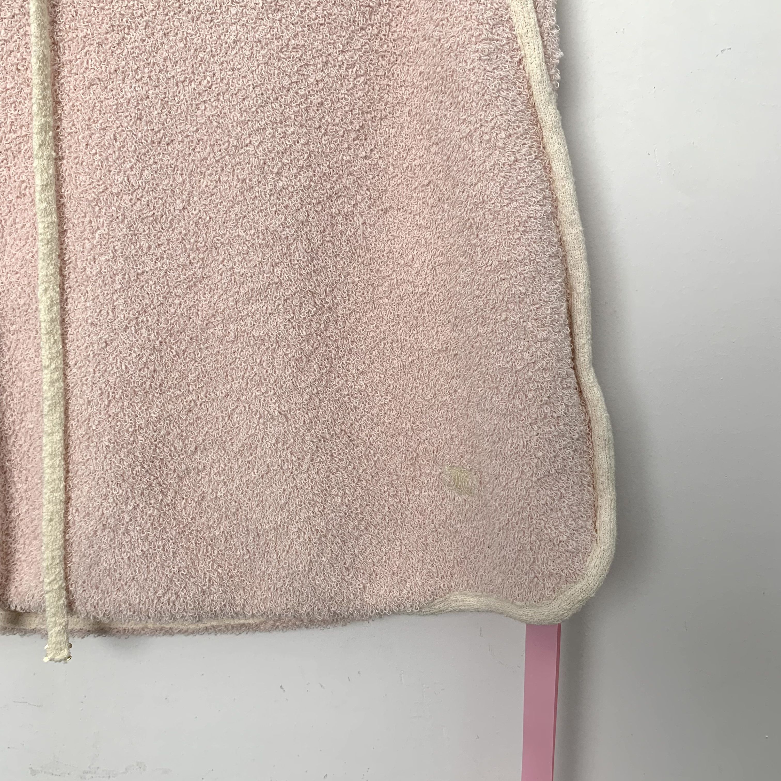 Celine Celine Skirt – Pink Triomphe Cotton Drawstring (Size S) Size 26" / US 2 / IT 38 - 6 Thumbnail