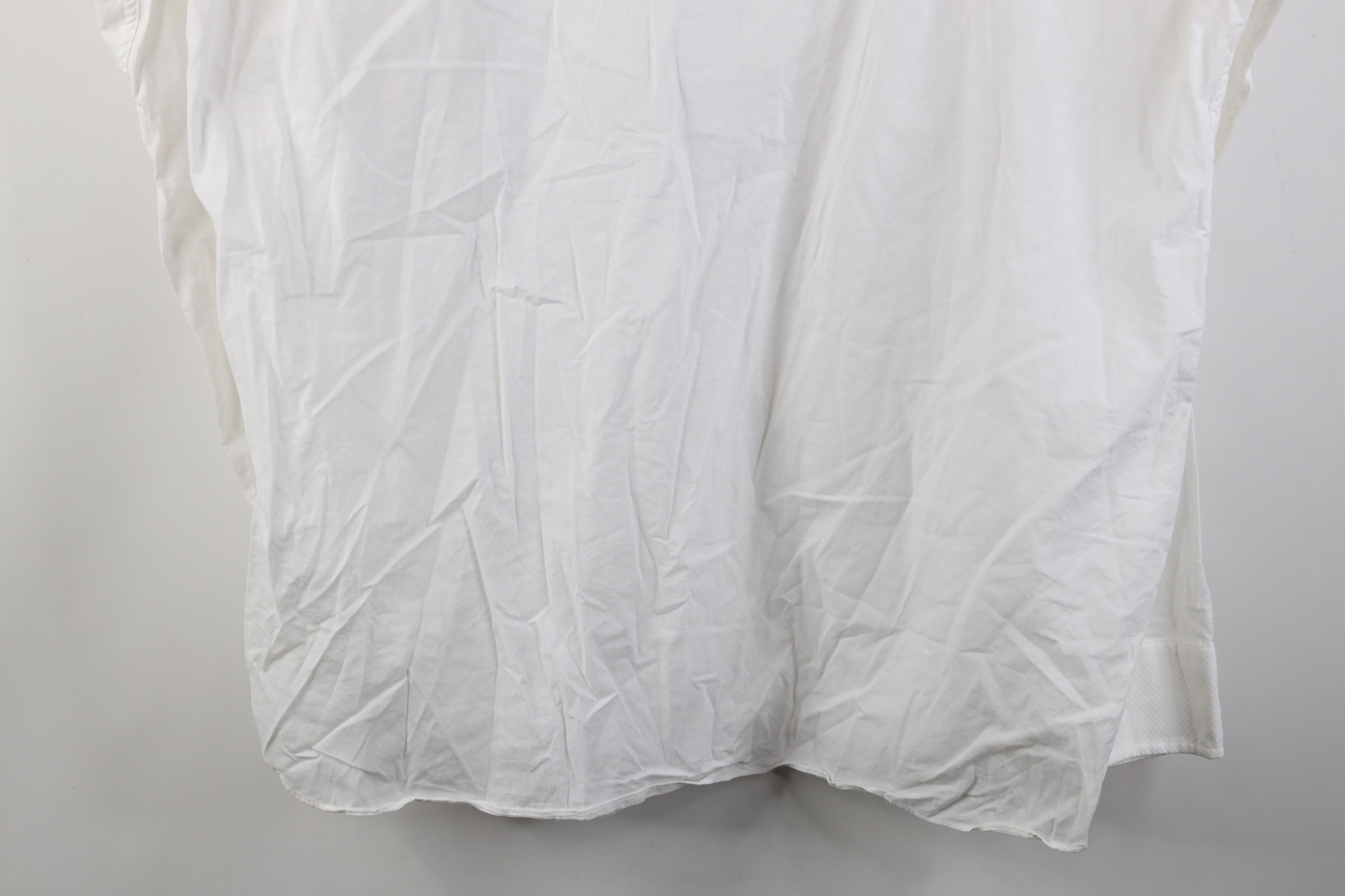 Ralph Lauren Vintage 90s Ralph Lauren Tuxedo Collared Button Shirt White Size US L / EU 52-54 / 3 - 11 Thumbnail