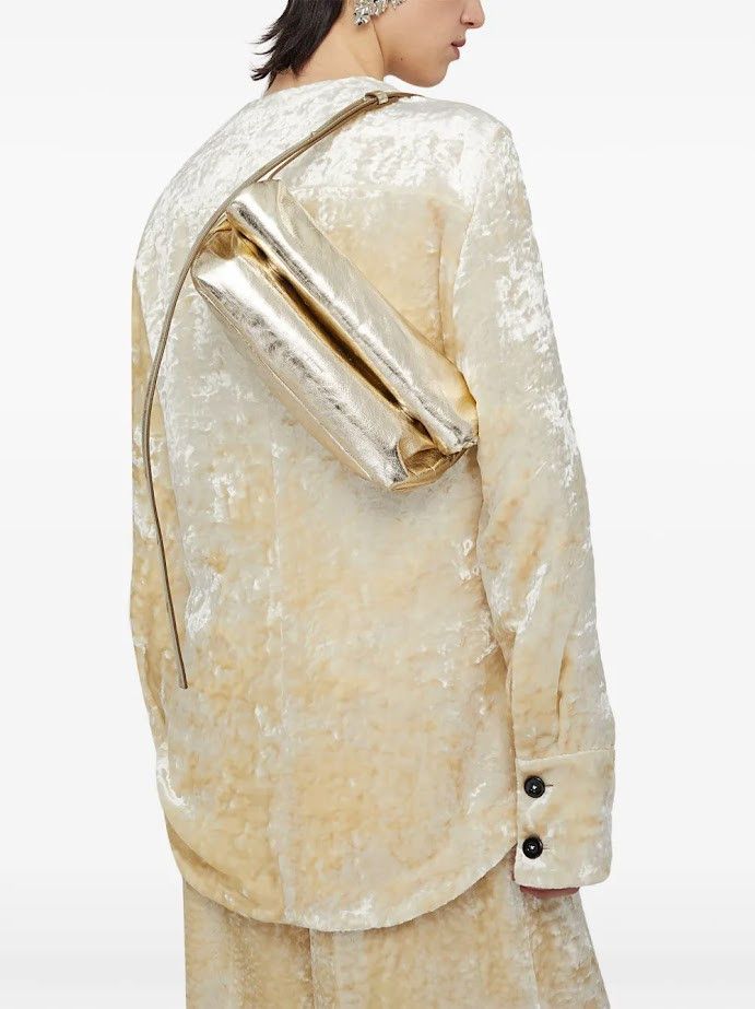 Jil Sander o1w1db10825 Size: OS / Small Rollup Leather Shoulder Bag Size ONE SIZE - 2 Thumbnail