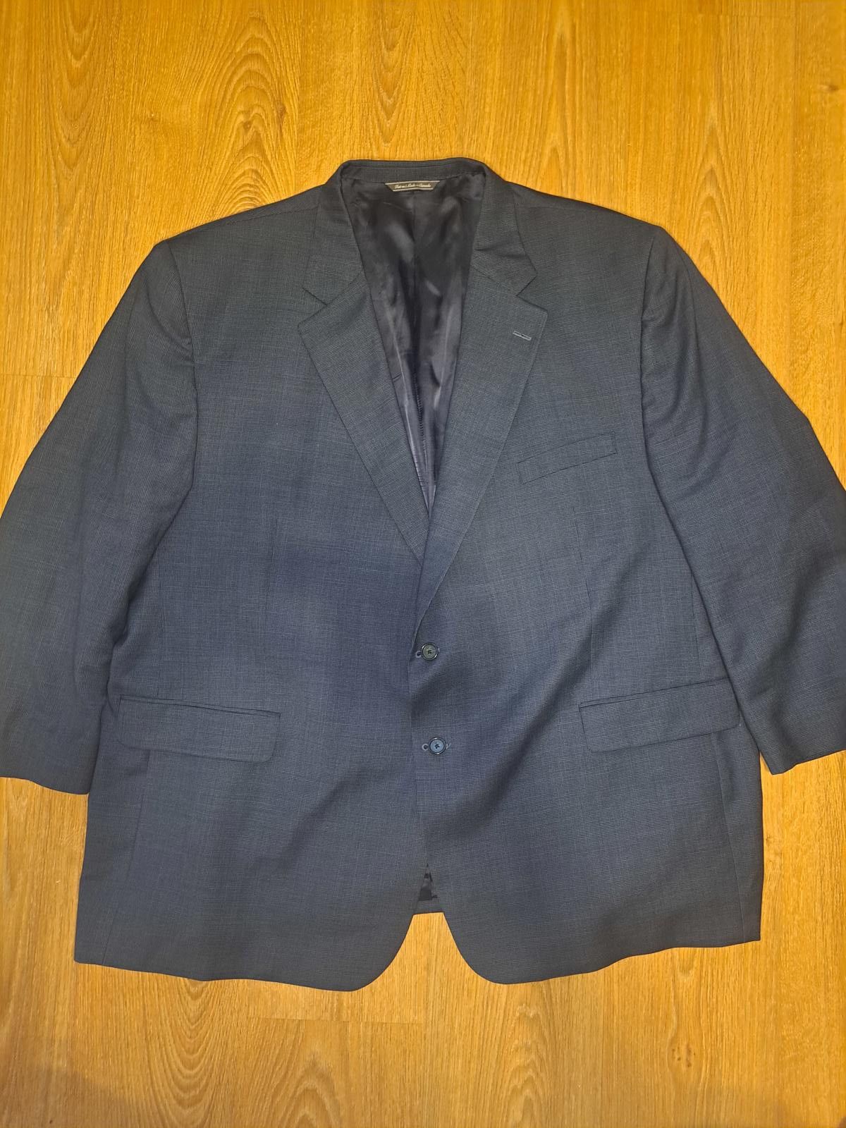 Jack Victor Big & Tall Jack Victor Sport Coat Mens 54R Navy Blue Wool Size 54R - 1 Thumbnail