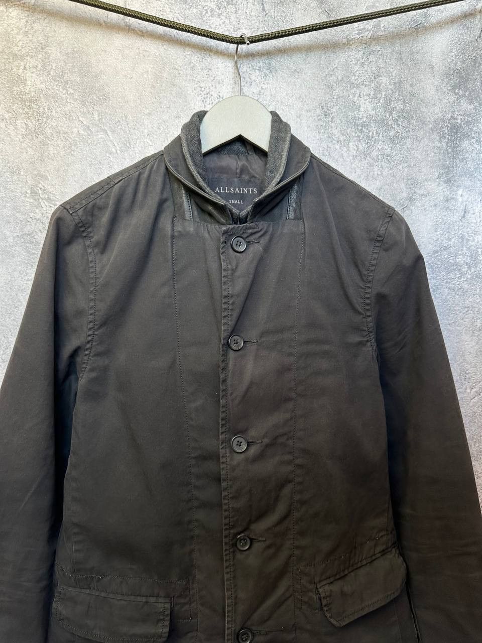 Allsaints ALLSAINTS ESTON BLAZER Black Cotton Jacket with Inner Collar Size US S / EU 44-46 / 1 - 6 Thumbnail