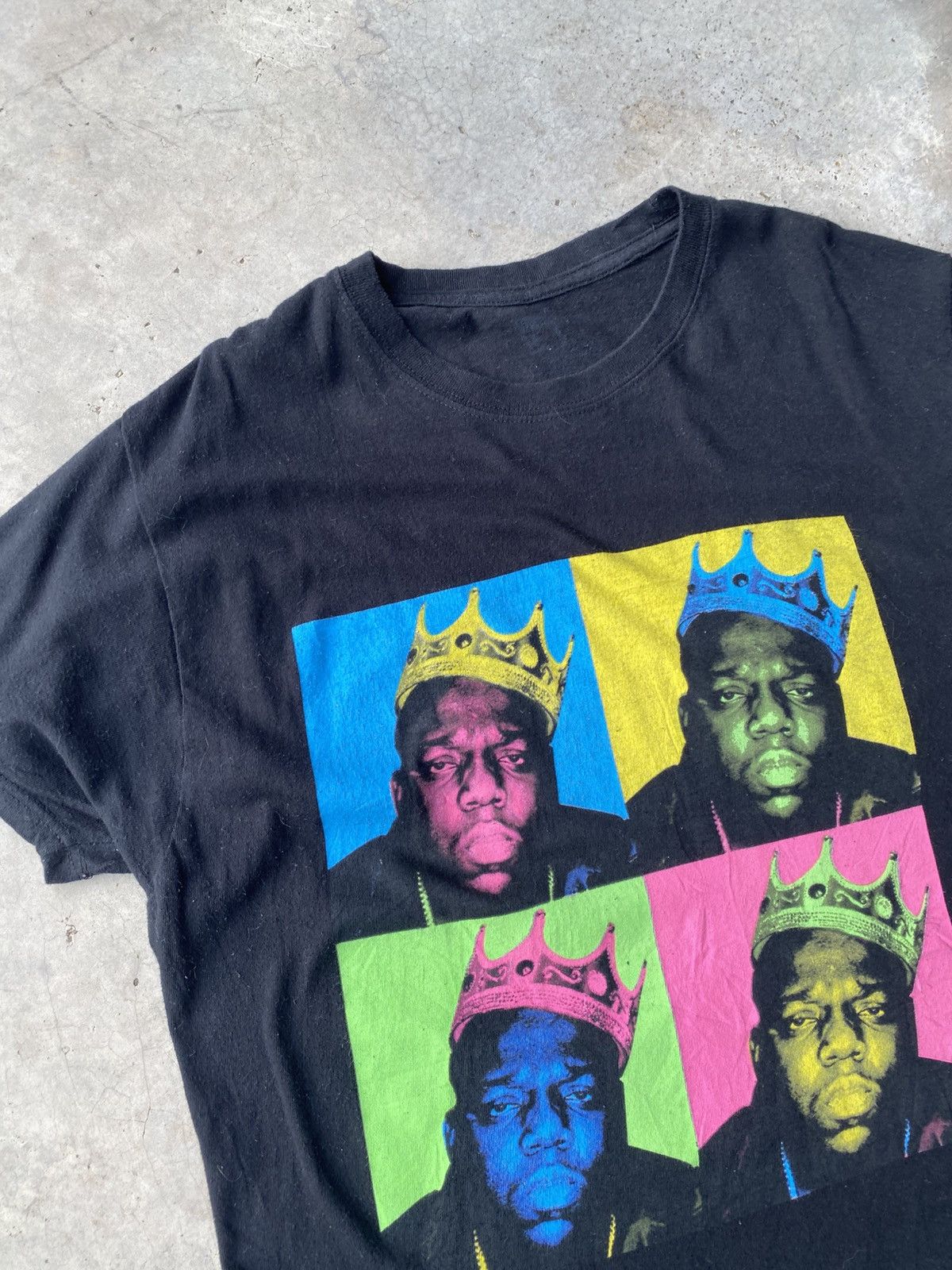 Rap Tees The Notorious B.I.G Four Faces American Rapper Tee Size US L / EU 52-54 / 3 - 2 Thumbnail