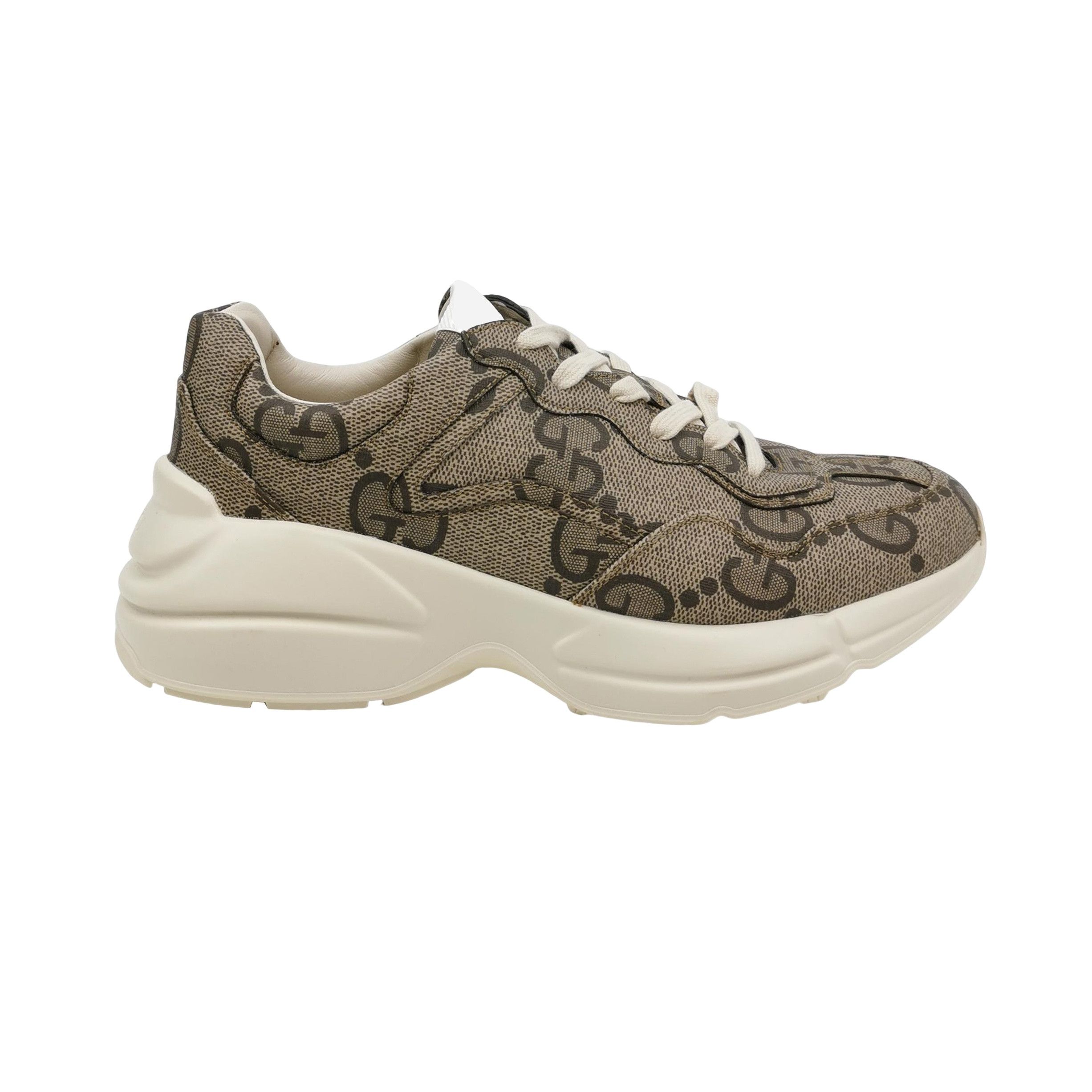 Gucci Gucci Monogram GG Rhyton Sneakers Size 40 Size US 7 / EU 40 - 1 Thumbnail