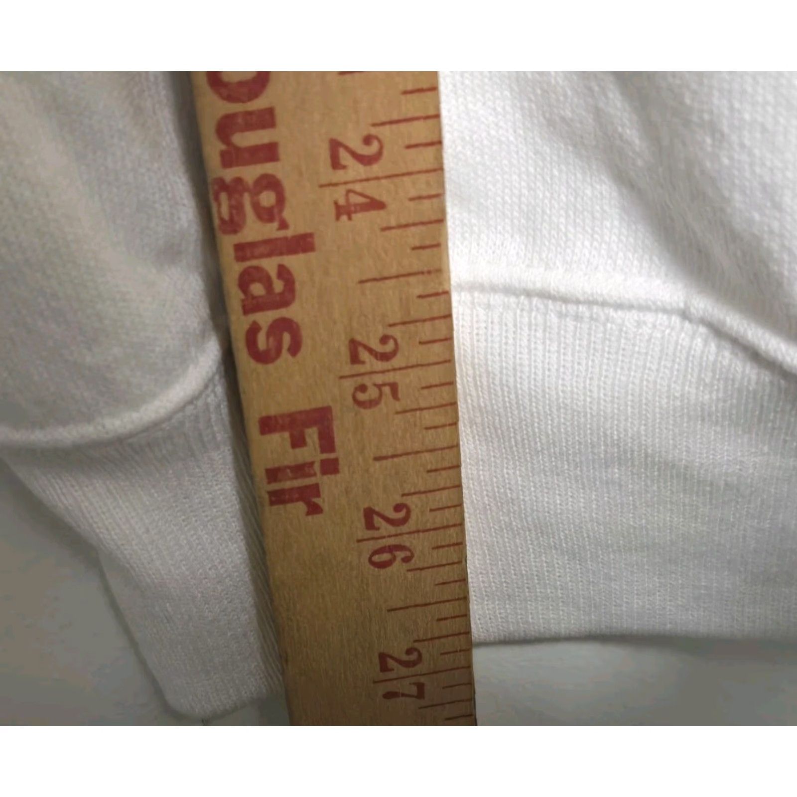 Hanes VTG 1991 Desert Storm Crewneck Sweatshirt Mens L White Hanes USA 90s Military Graphic Print Pullover Size US L / EU 52-54 / 3 - 7 Thumbnail