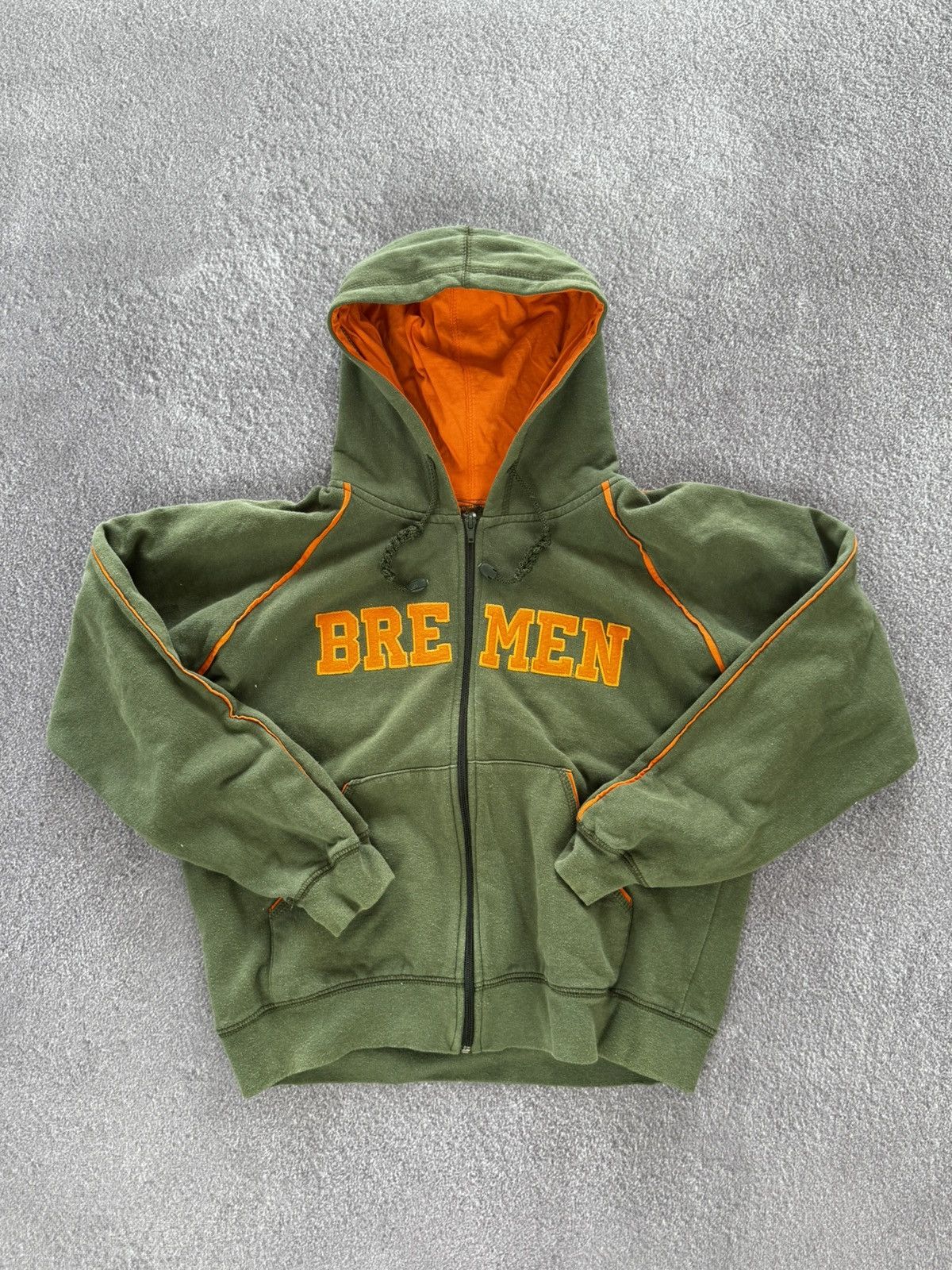 Vintage 80s Werder Bremen Hooded Sweatshirt Size US M / EU 48-50 / 2 - 1 Thumbnail