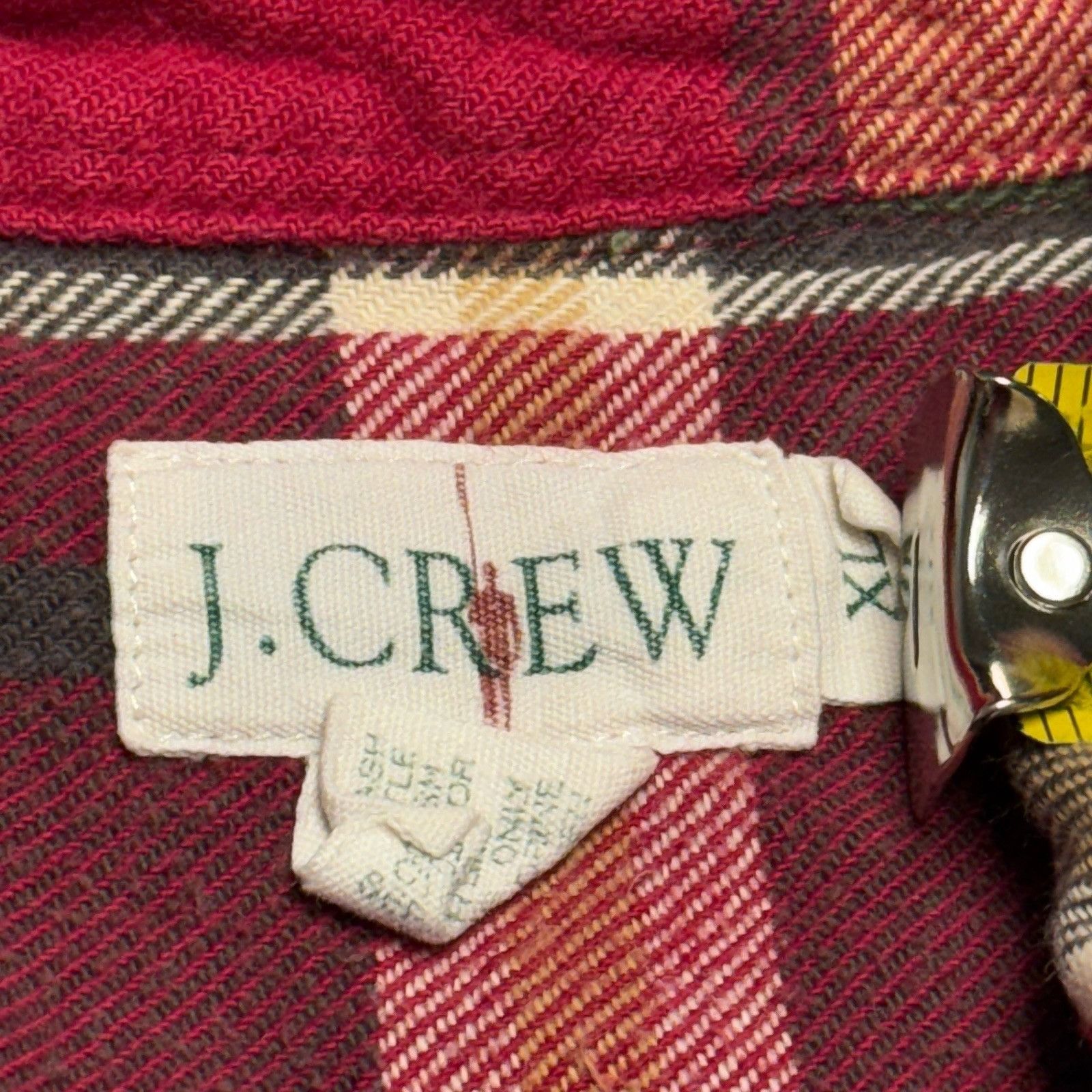 J.Crew J Crew Flannel Shirt Mens XL Red 25x30.5 Long Sleeve Plaid Size US XL / EU 56 / 4 - 8 Thumbnail