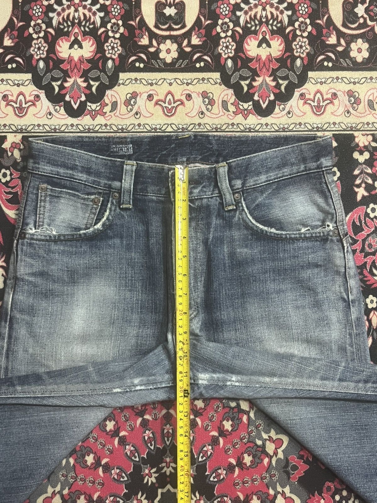 Vintage Vintage Japanese Brand Edwin 505 Half Selvedge Blue Jeans Size US 32 / EU 48 - 17 Thumbnail