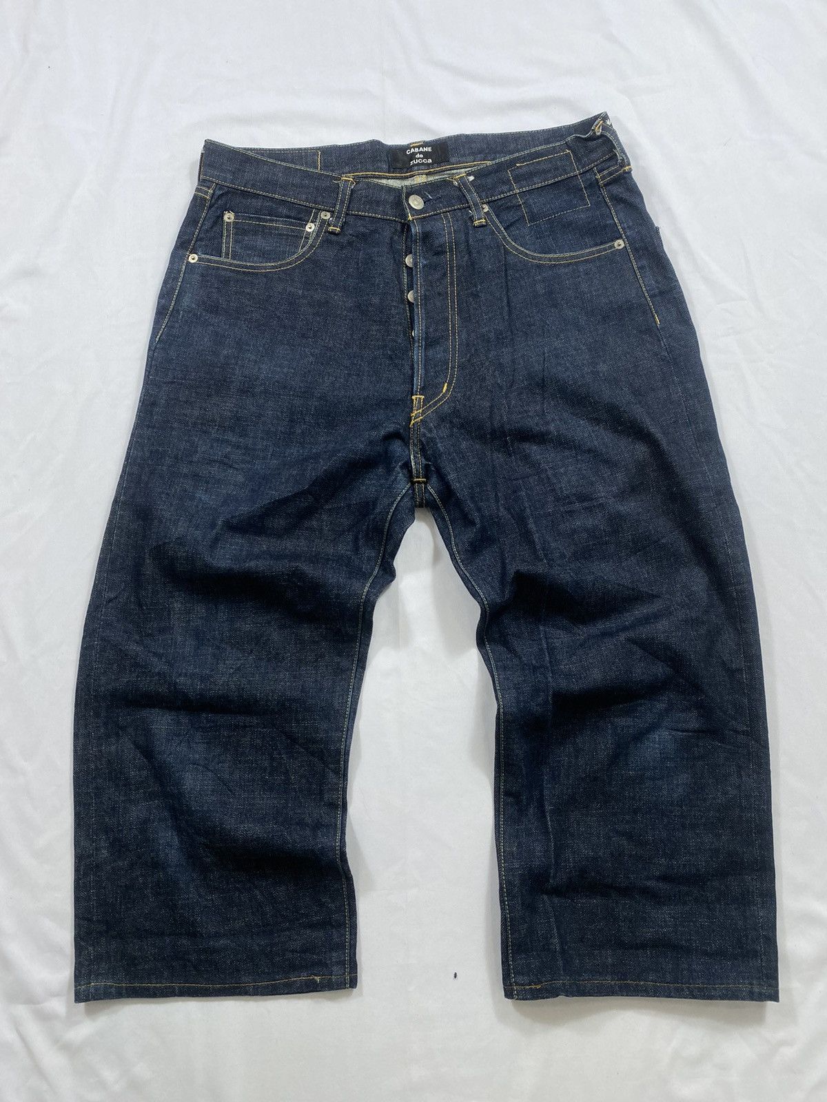 Issey Miyake Japanese Denim Issey Miyake Cabane de Zucca selvedge Size US 31 - 2 Thumbnail