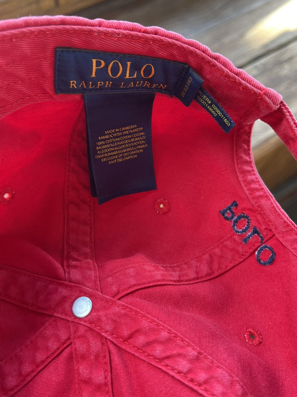 Polo Ralph Lauren Y2K Polo Ralph Lauren Hat Distressed faded Size ONE SIZE - 17 Thumbnail