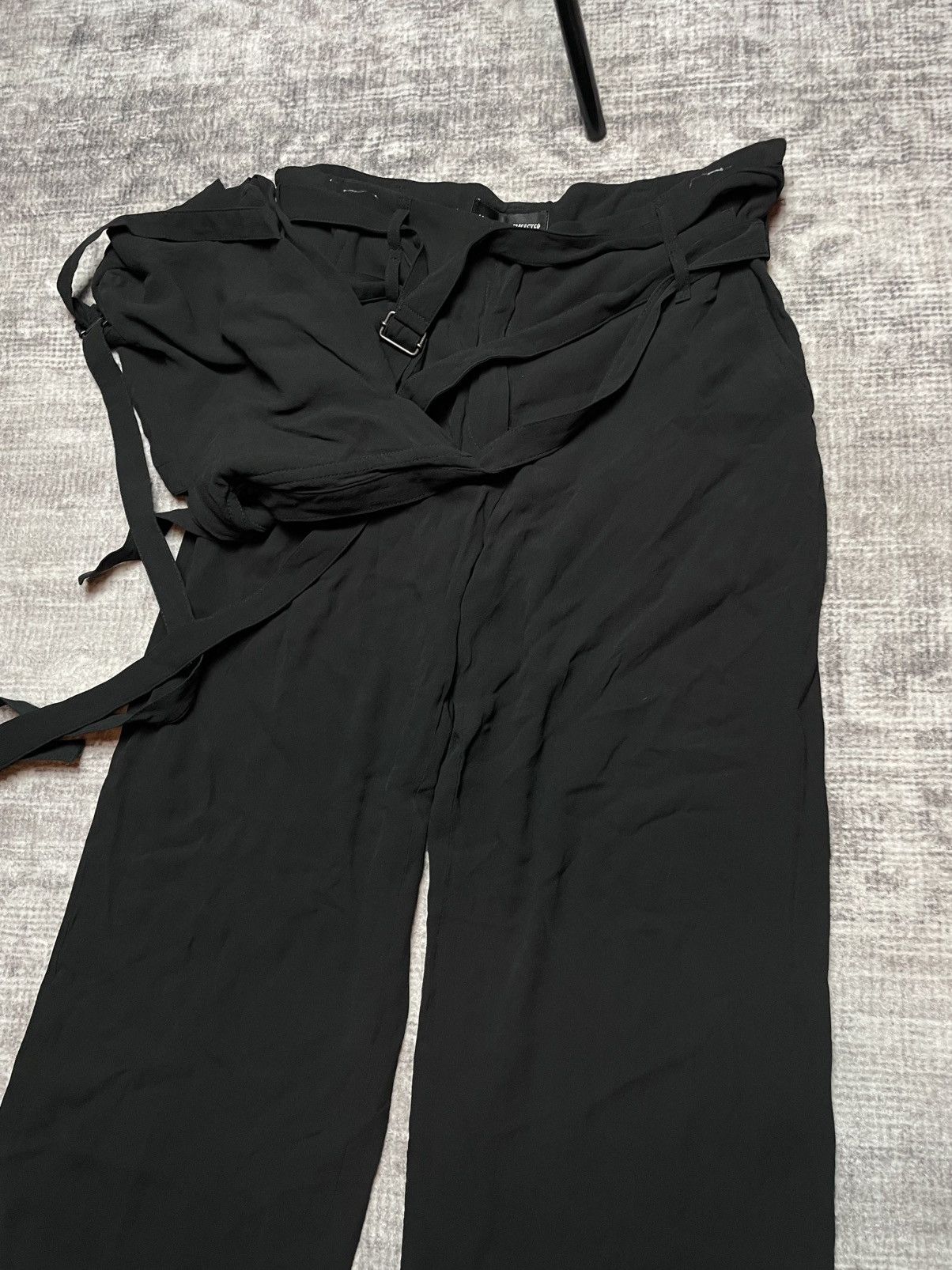 Ann Demeulemeester Ann Demeulemeester Silk Bondage Cargo Pants Size US 30 / EU 46 - 5 Thumbnail