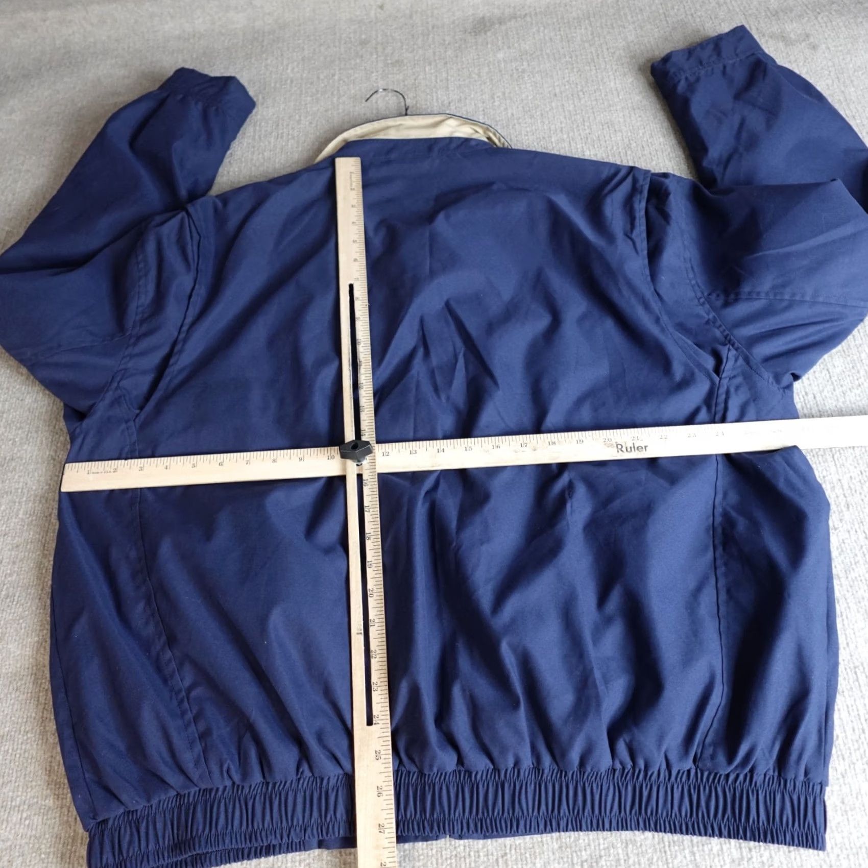 Polo Ralph Lauren VINTAGE Polo Ralph Lauren Jacket 2XL Blue Full Zip Bi Swing Bomber Jacket Mens Size US XXL / EU 58 / 5 - 4 Thumbnail