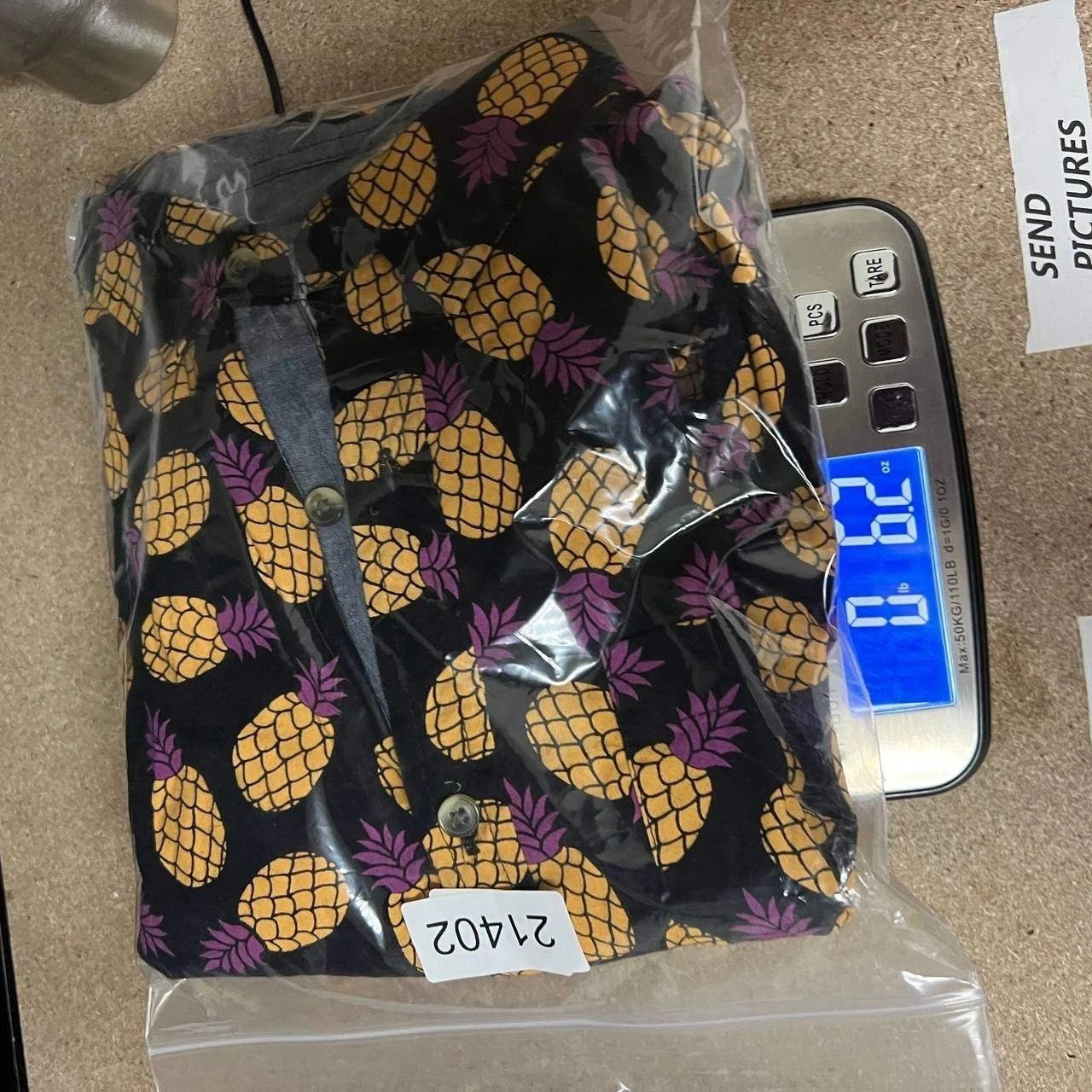 StraightFaded Straight Faded Button Up Shirt Men Pineapple Print Black M Size US M / EU 48-50 / 2 - 7 Thumbnail