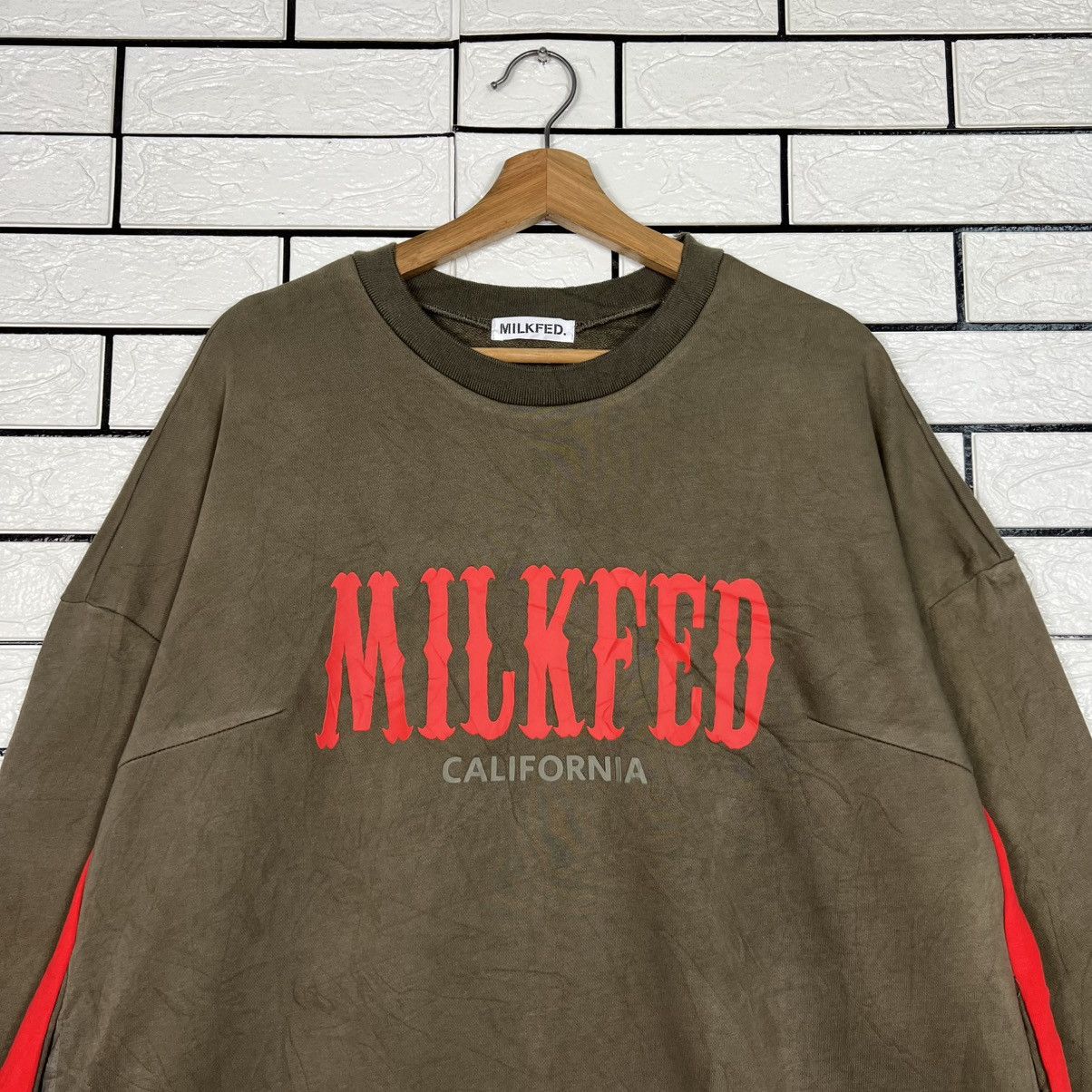 MILKFED MILKFED CALIFORNIA Big Logo Pullover Long Sweater #4175-C191 Size ONE SIZE - 2 Thumbnail