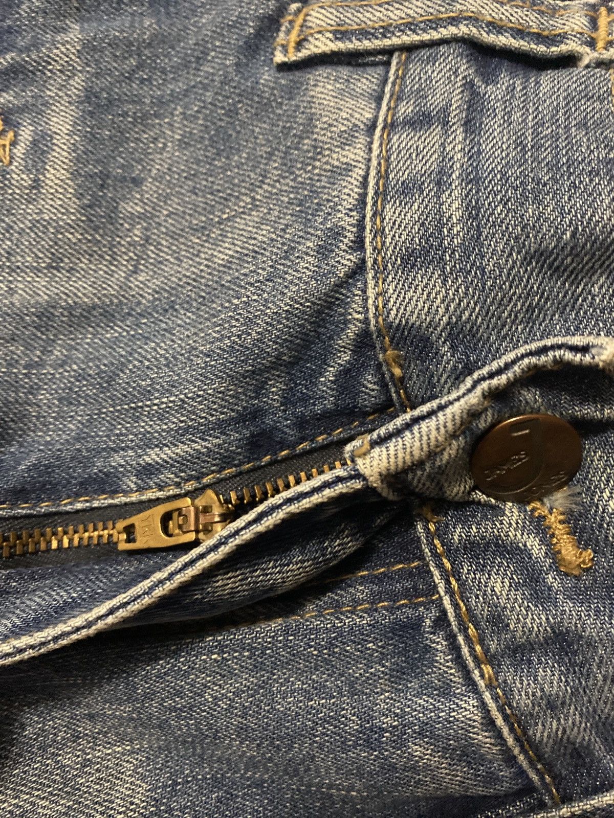 Japanese Brand × Vintage Vintage Avant Garde distressed punk rock grailsale jeans Size US 33 - 10 Thumbnail