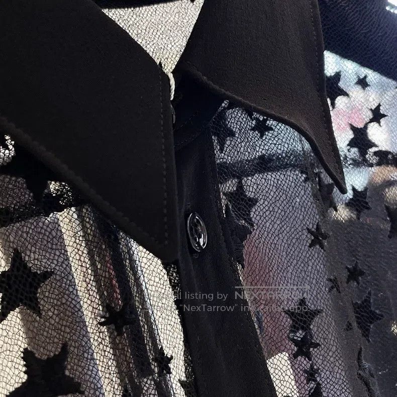 Saint Laurent Paris Saint Laurent Paris Black Transparent Shirt Size XS / US 0-2 / IT 36-38 - 5 Thumbnail