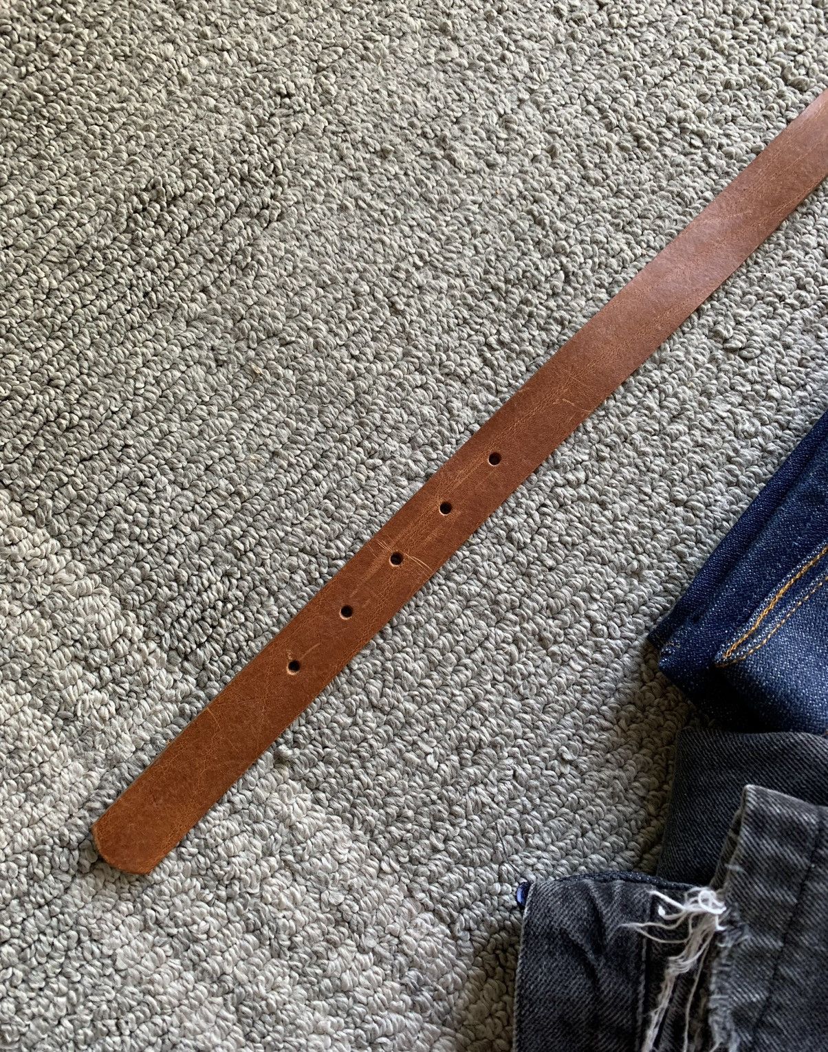 Vintage 80s Vintage Century Canada Brown Leather Belt Chrome Silver Size ONE SIZE - 8 Thumbnail