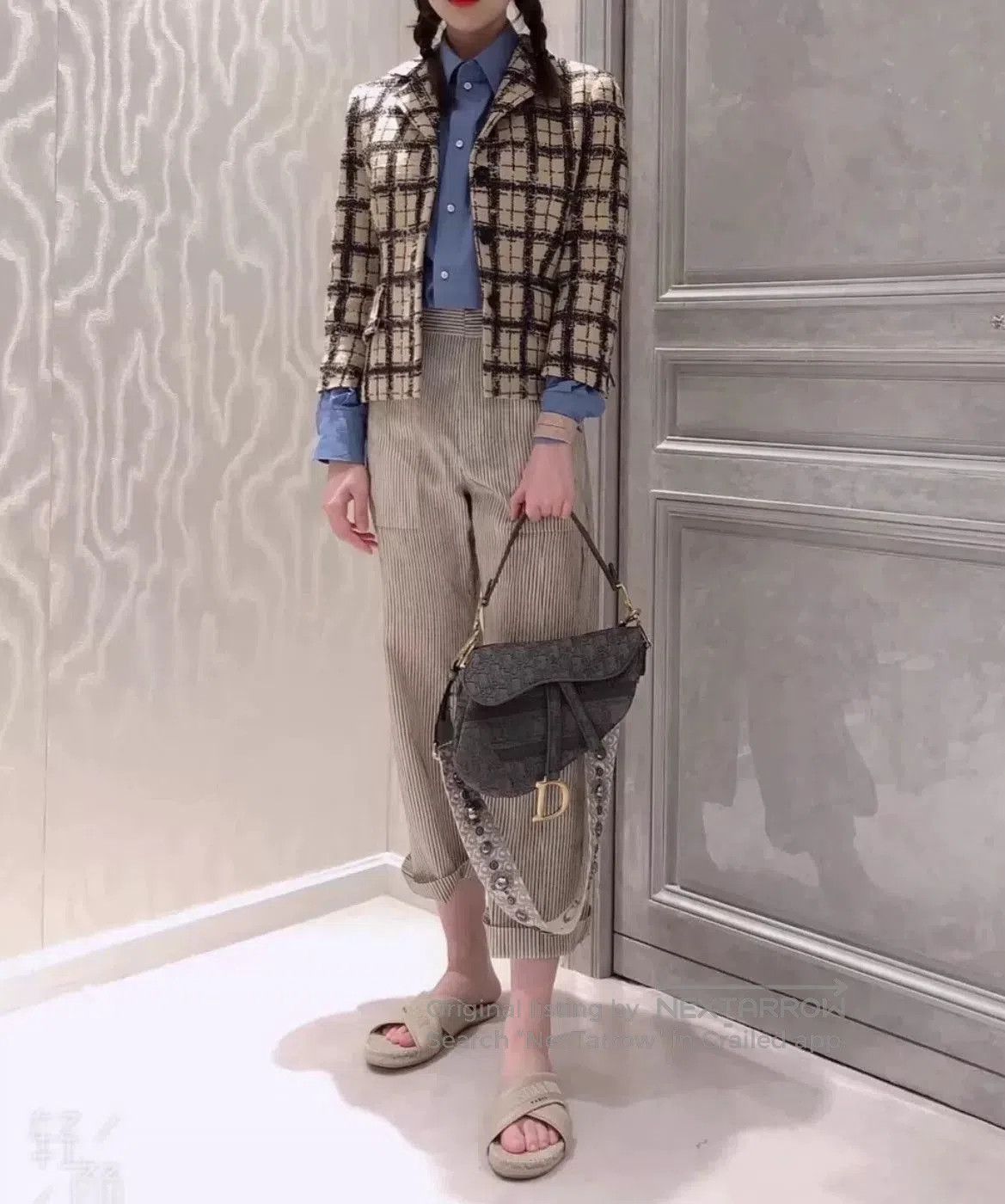 Dior Dior Tweed Check Blazer. Size XXS / US 00 / IT 34 - 7 Thumbnail