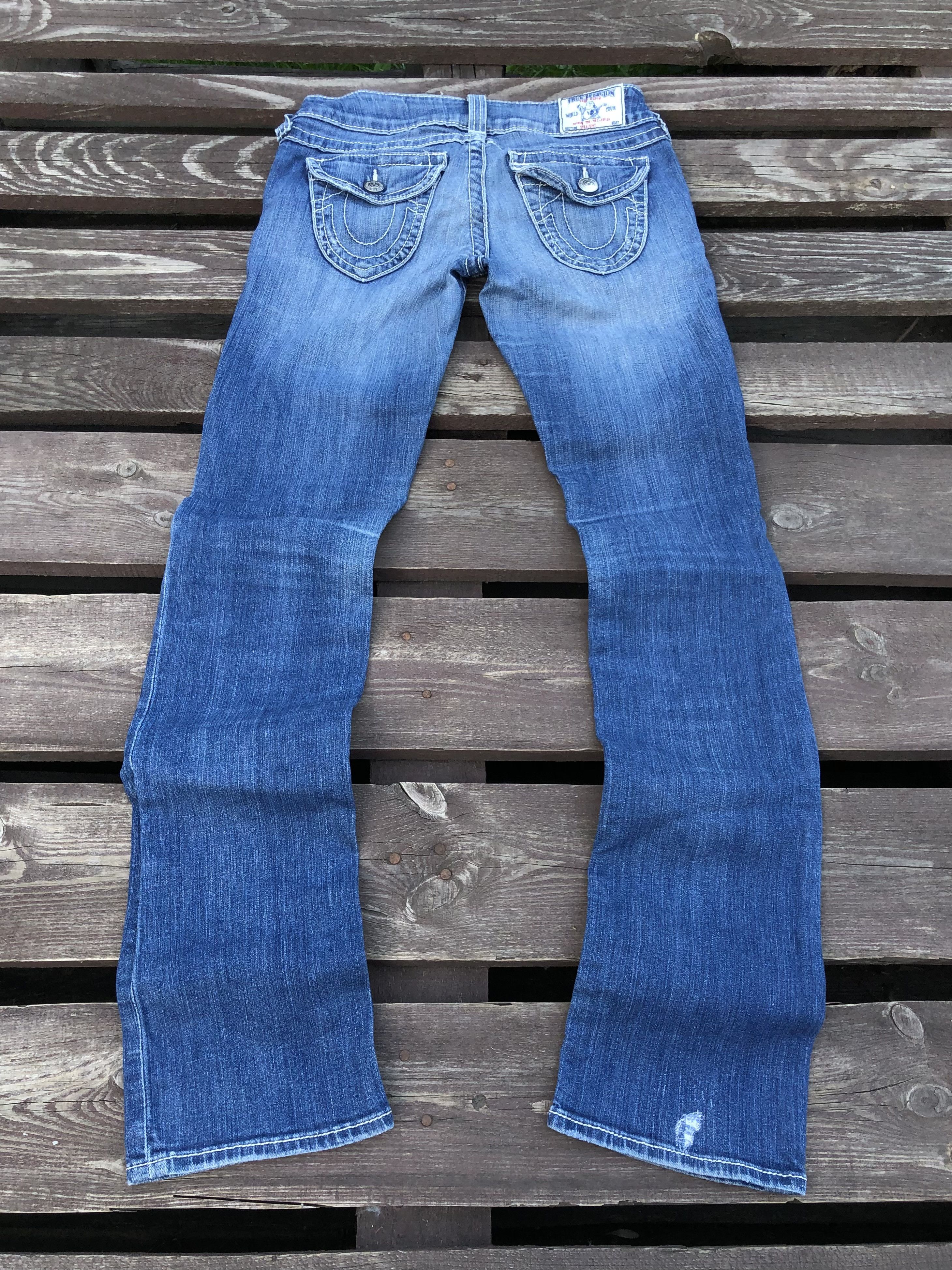 True Religion Vintage Y2K True Religion Straight Denim Jeans Size 28 Size 28" / US 6 / IT 42 - 1 Thumbnail