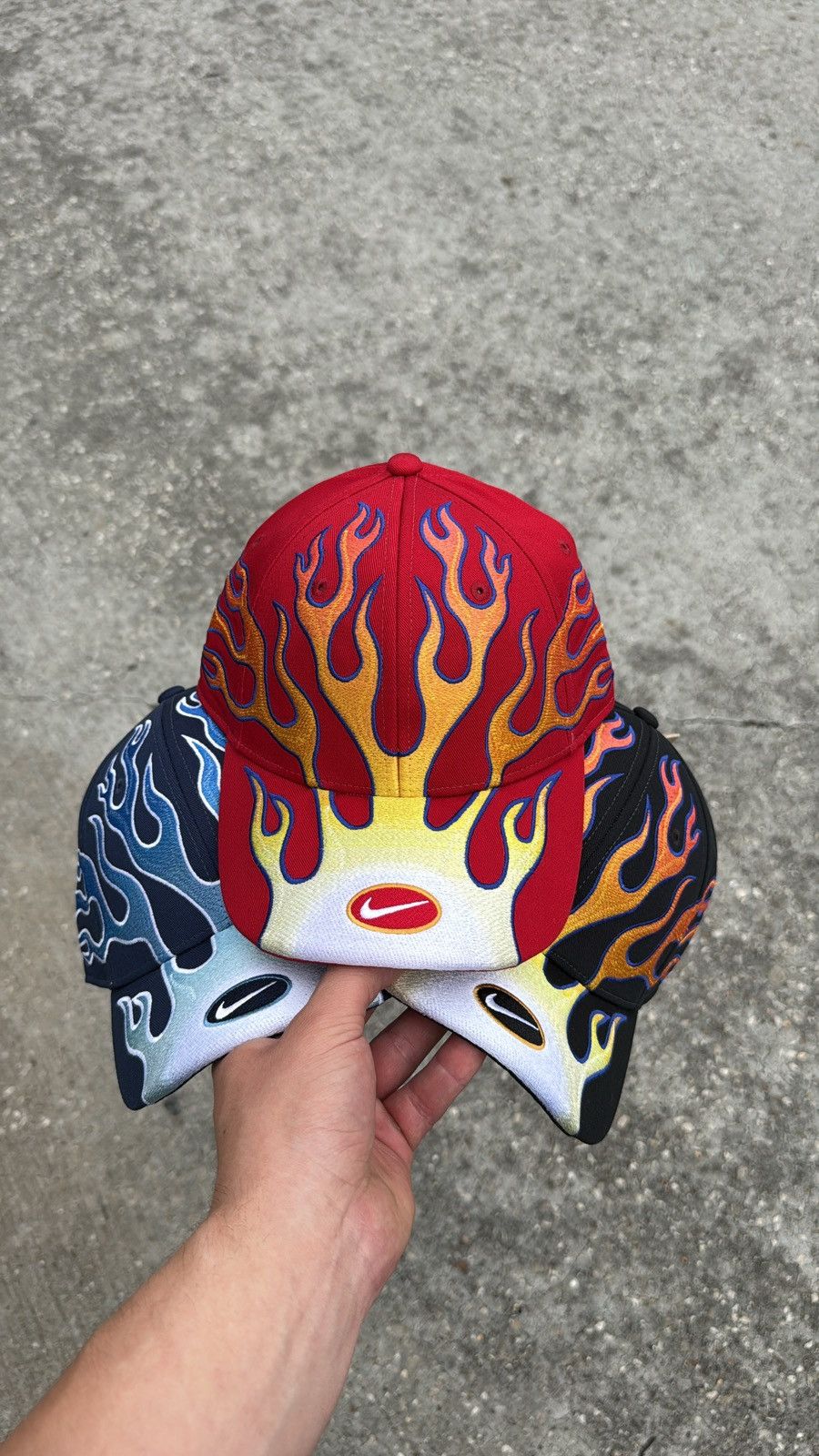 希少 NIKE Club Flame Cap 炎 デットストック 未使用 y2k - メルカリ