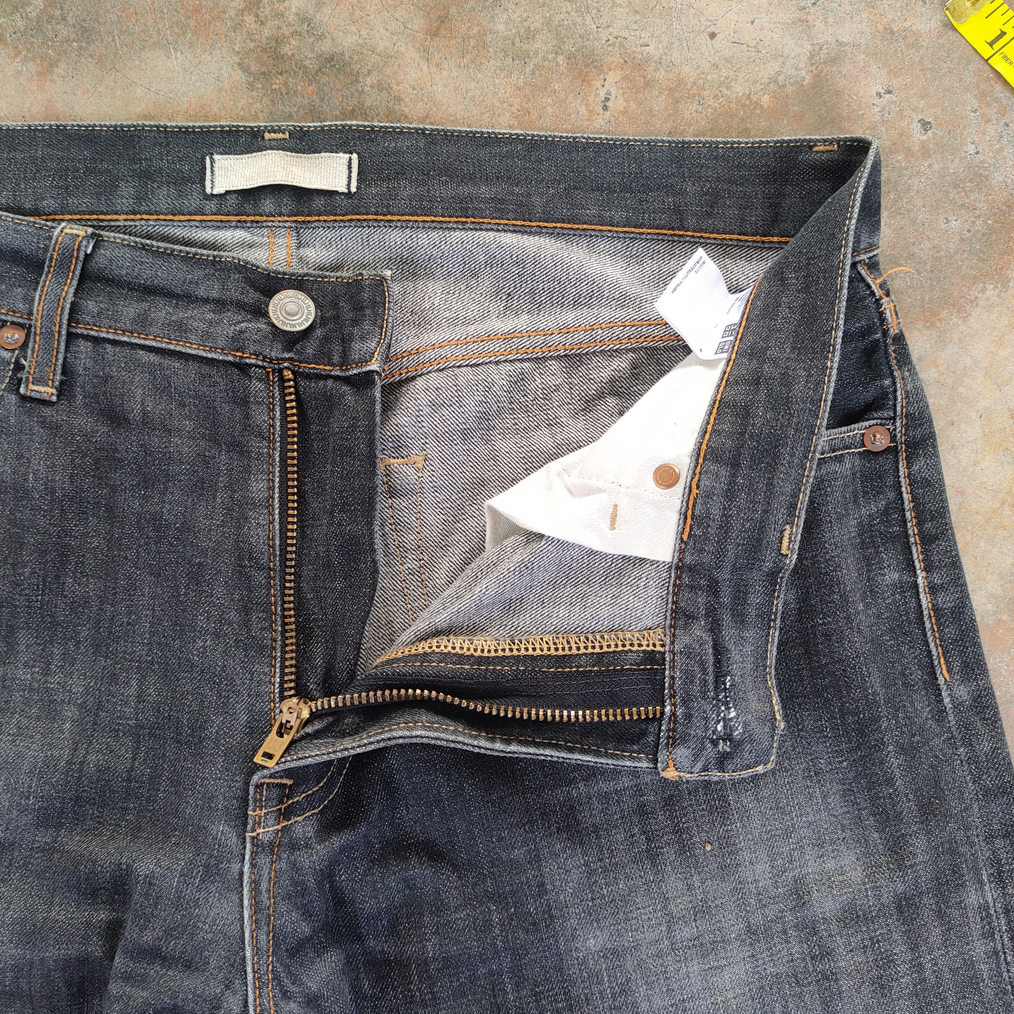 Japanese Brand Vintage Japan faded black jeans denim pants Size US 35 - 7 Thumbnail