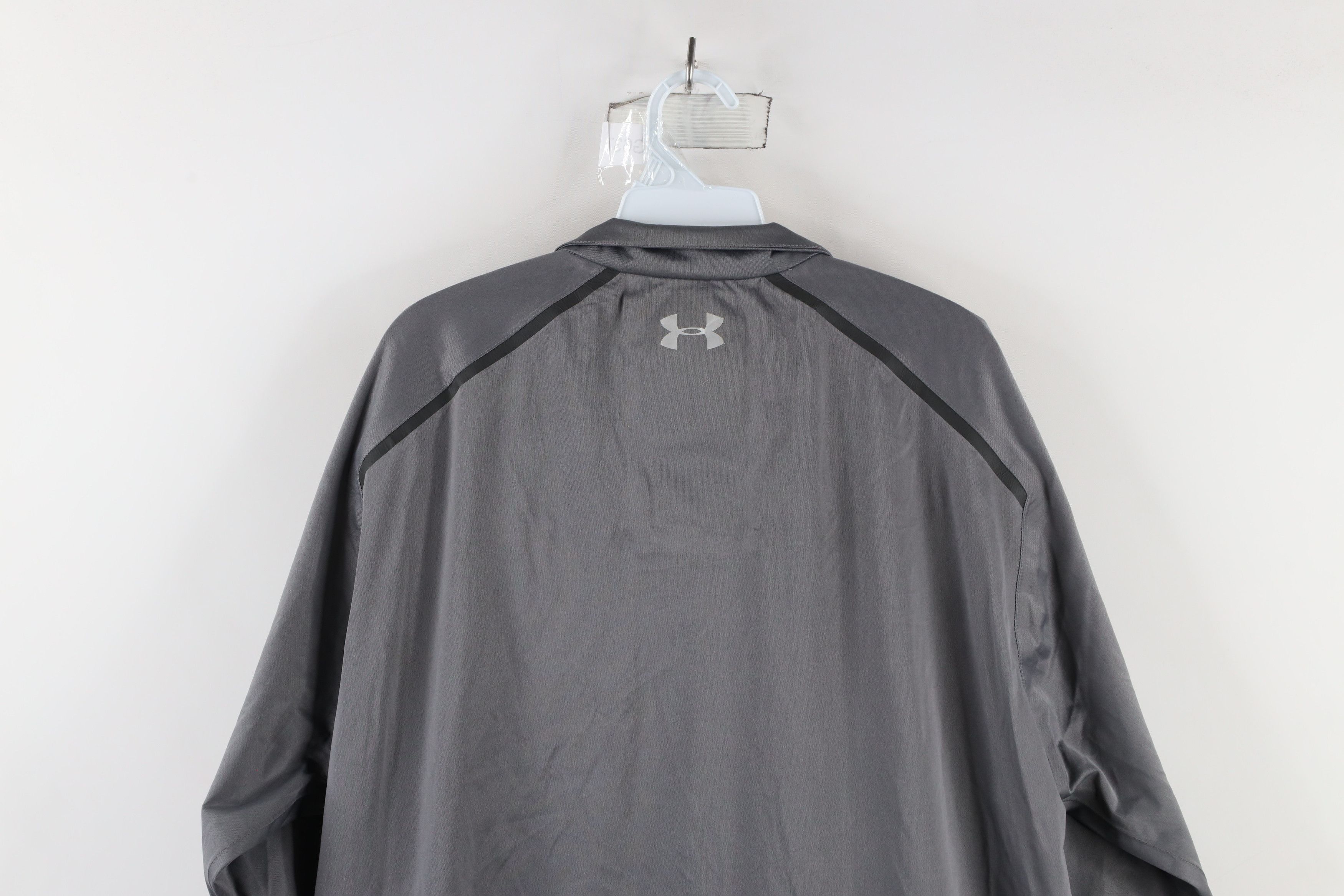 Under Armour × Vintage Under Armour Storm Waterproof Full Zip Rain Jacket Gray Size US M / EU 48-50 / 2 - 17 Thumbnail