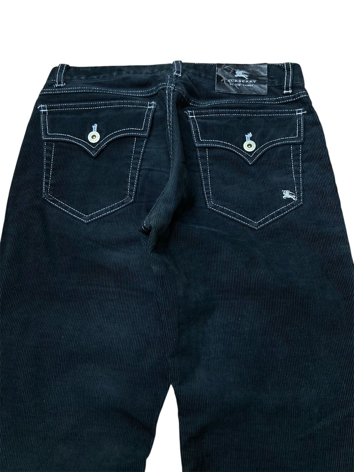 Burberry Vintage Burberry Black Label Contrast Stitch Corduroy Pants Size US 28 / EU 44 - 3 Thumbnail