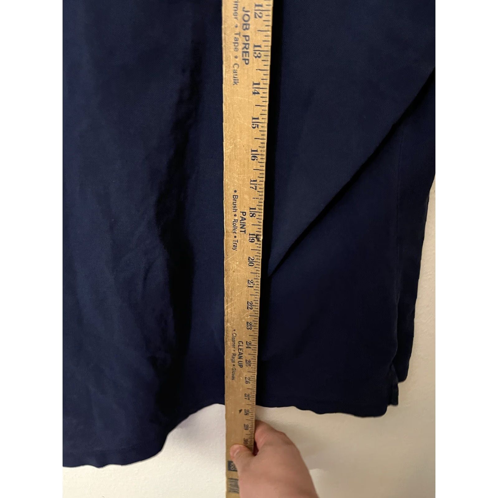 DKNY DKNYC Women's Cotton Polo Shirt Size Large Navy Blue Tunic Size L / US 10 / IT 46 - 4 Thumbnail