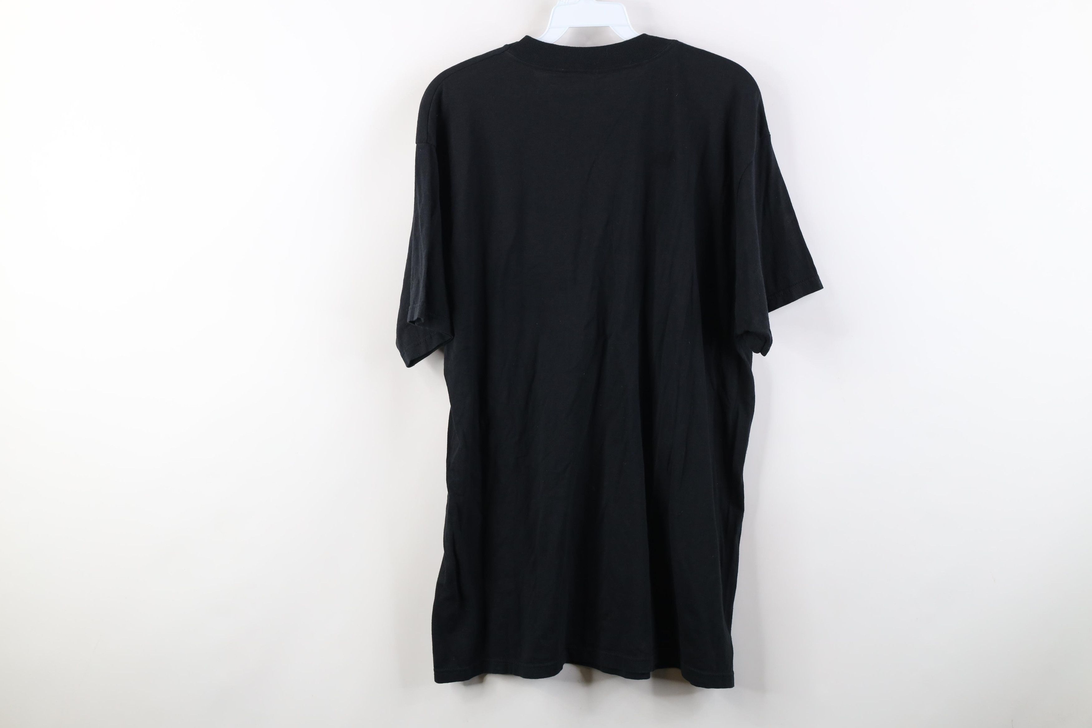 Vintage Vintage 90s Streetwear Pocket Short Sleeve T-Shirt Black Size US XXL / EU 58 / 5 - 10 Thumbnail