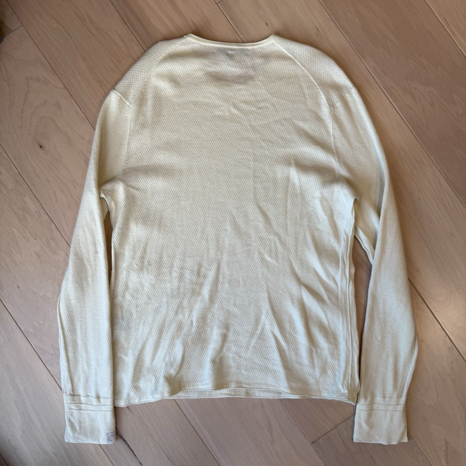 Rag & Bone Rag & Bone Thermal Shirt XL Cream Wool Base Layer Size US XL / EU 56 / 4 - 9 Thumbnail