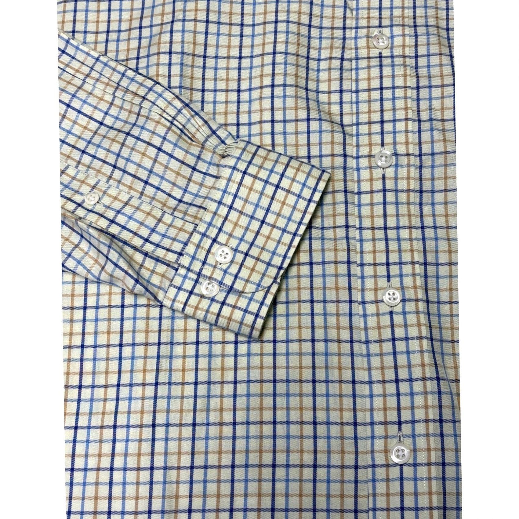 Brooks Brothers VINTAGE Brooks Brothers Mens XL Long Sleeve Button-Down Shirt Plaid Check Woven Italy Size US XL / EU 56 / 4 - 3 Thumbnail
