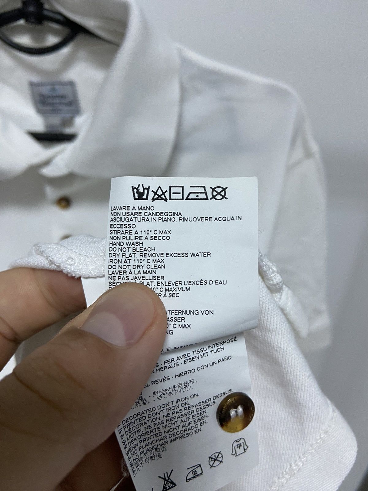 Vivienne Westwood Vivienne Westwood Polo T Shirt Vintage Small Orb Logo Luxury Size US XL / EU 56 / 4 - 7 Thumbnail