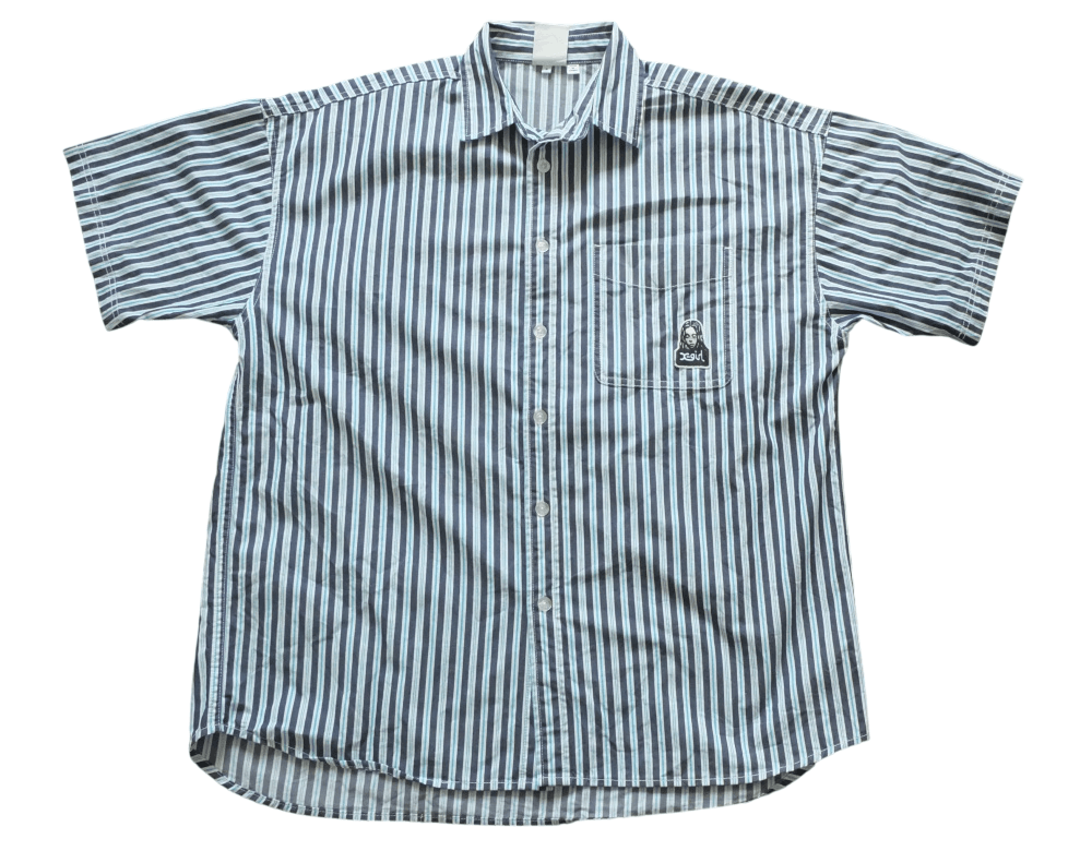 X-LARGE X-Girl Face Striped Shirt Size US M / EU 48-50 / 2 - 1 Thumbnail