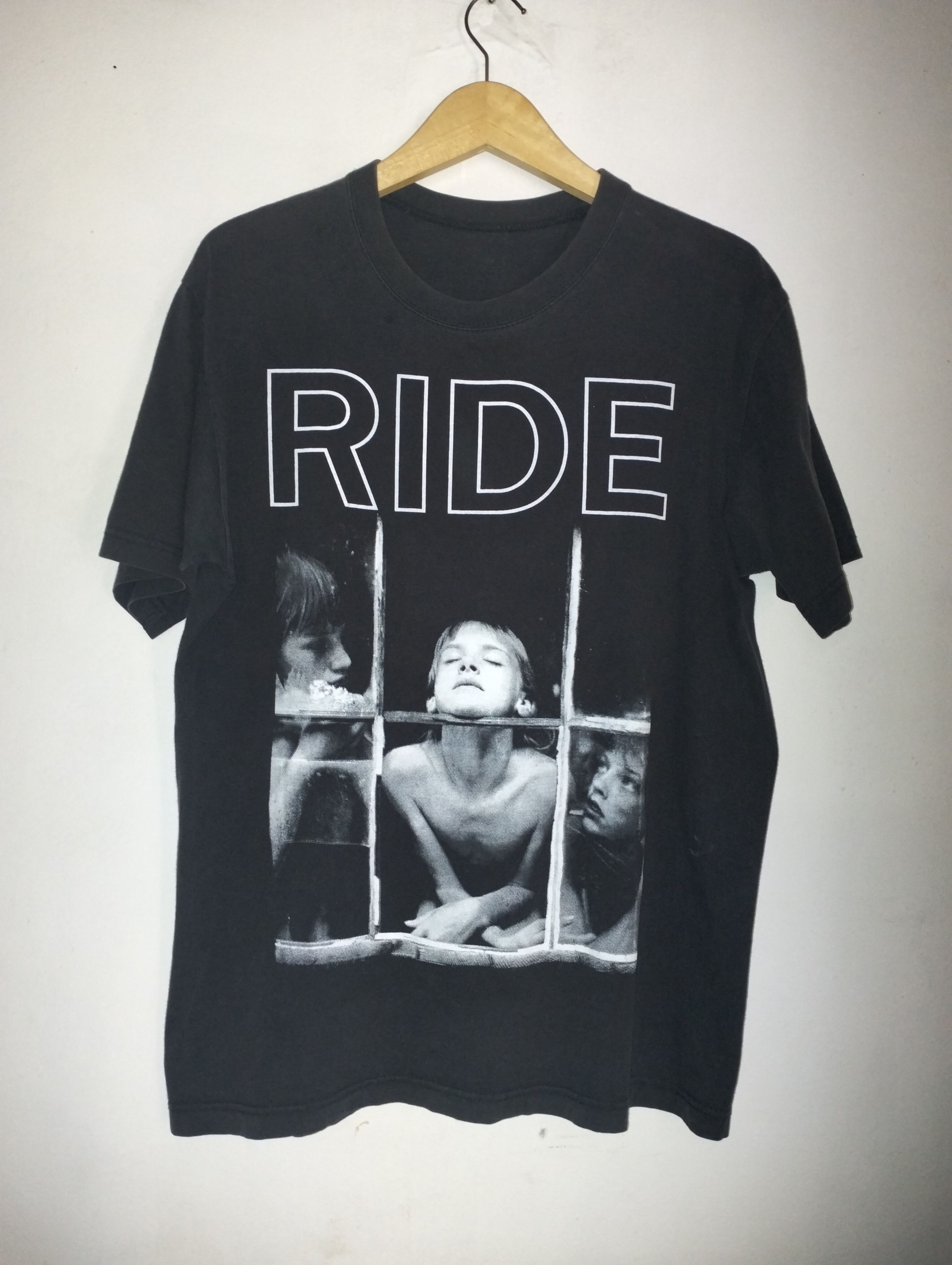 image of Band Tees x Rock Band Ride Band "twisterella" in Black, Men's (Size Large)