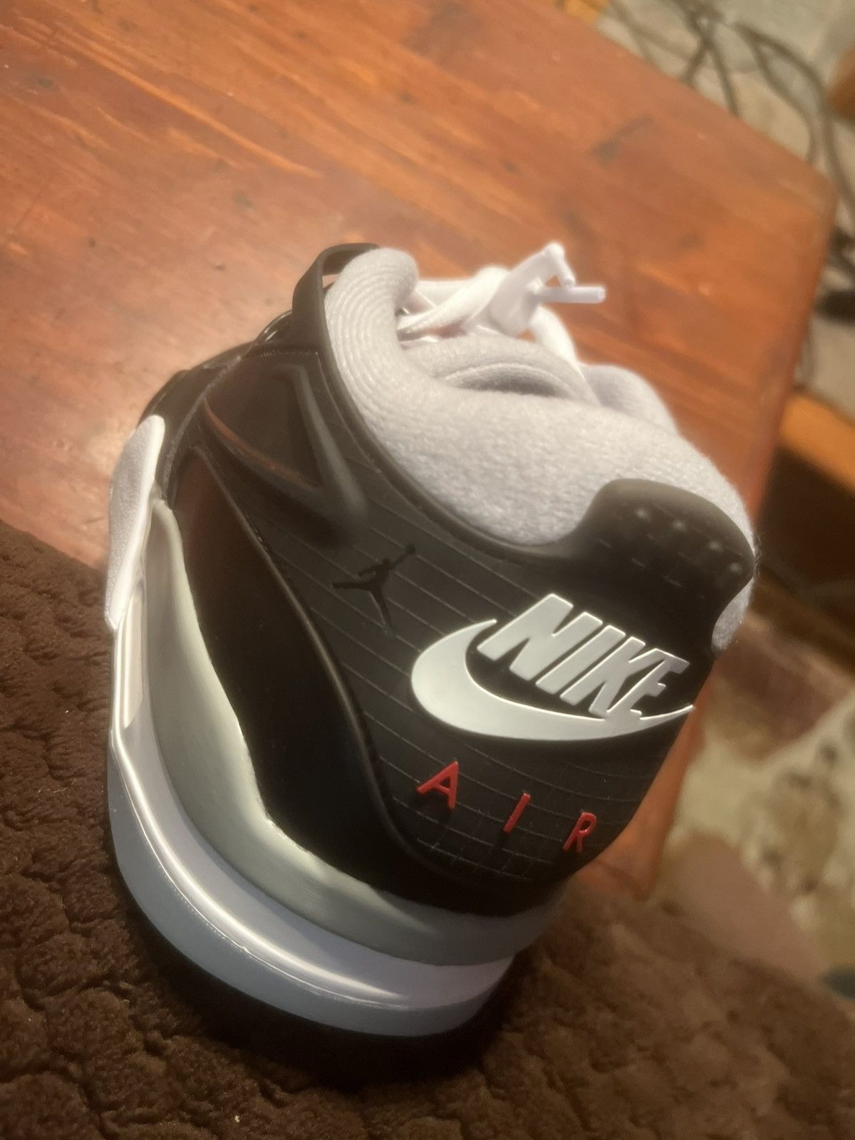 Jordan Brand Nike Air Jordan 4 Retro low RM PRM Black Metallic NEW OG Box Size US 10 / EU 43 - 19 Thumbnail