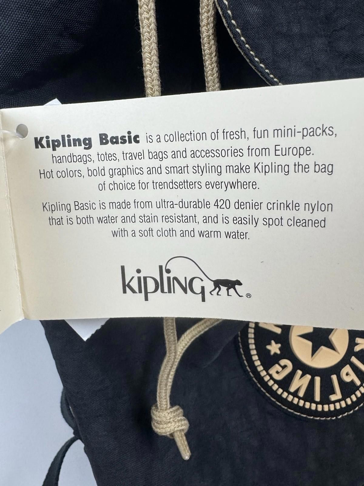 Other Kipling Backpack Draw String And Waist Strap Black . Logo Size ONE SIZE - 3 Thumbnail