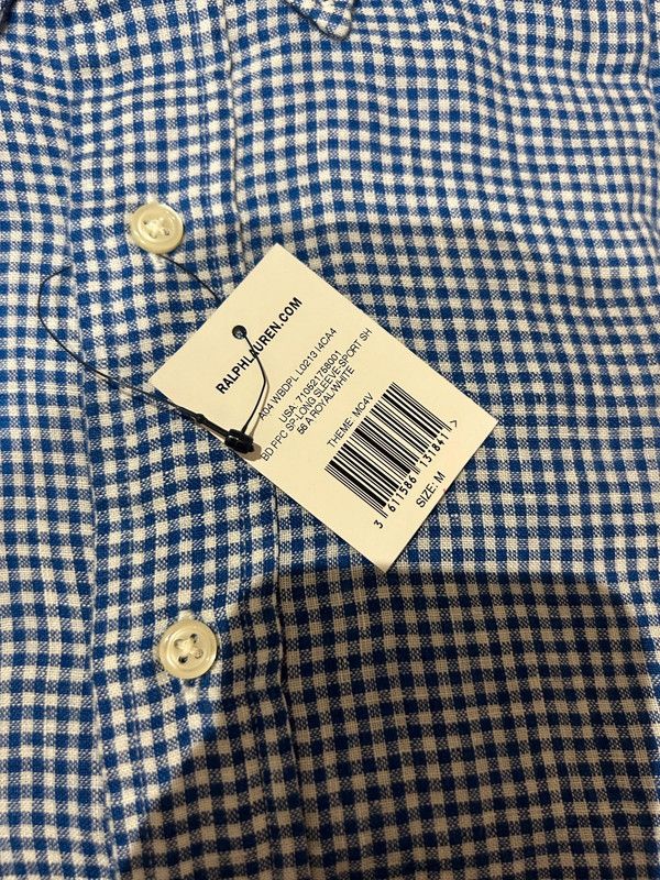 Polo Ralph Lauren Gingham shirt with yellow pony Size US M / EU 48-50 / 2 - 4 Thumbnail