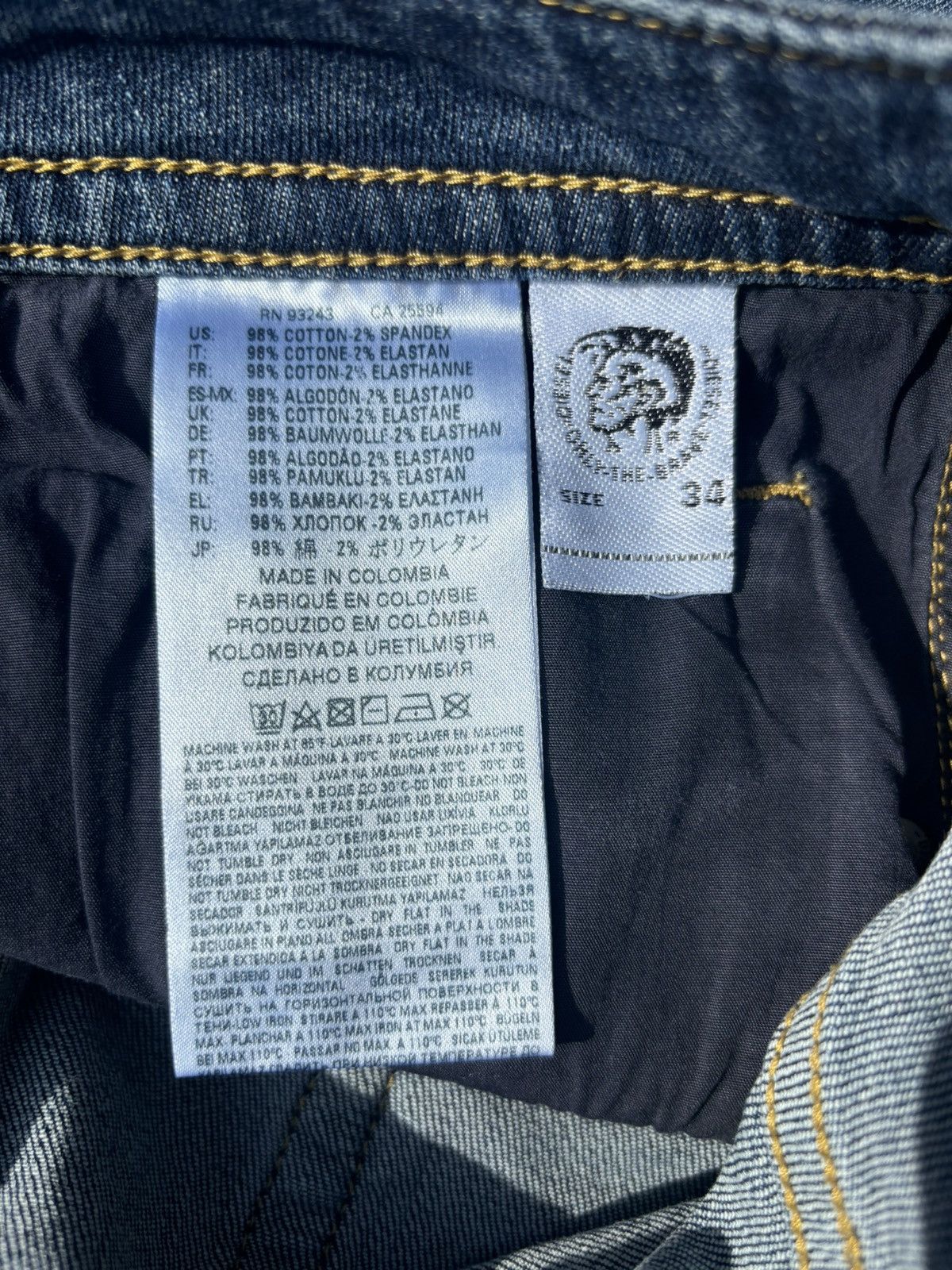 Diesel Diesel “Thommer” Denim 34x32 Size US 34 / EU 50 - 4 Thumbnail
