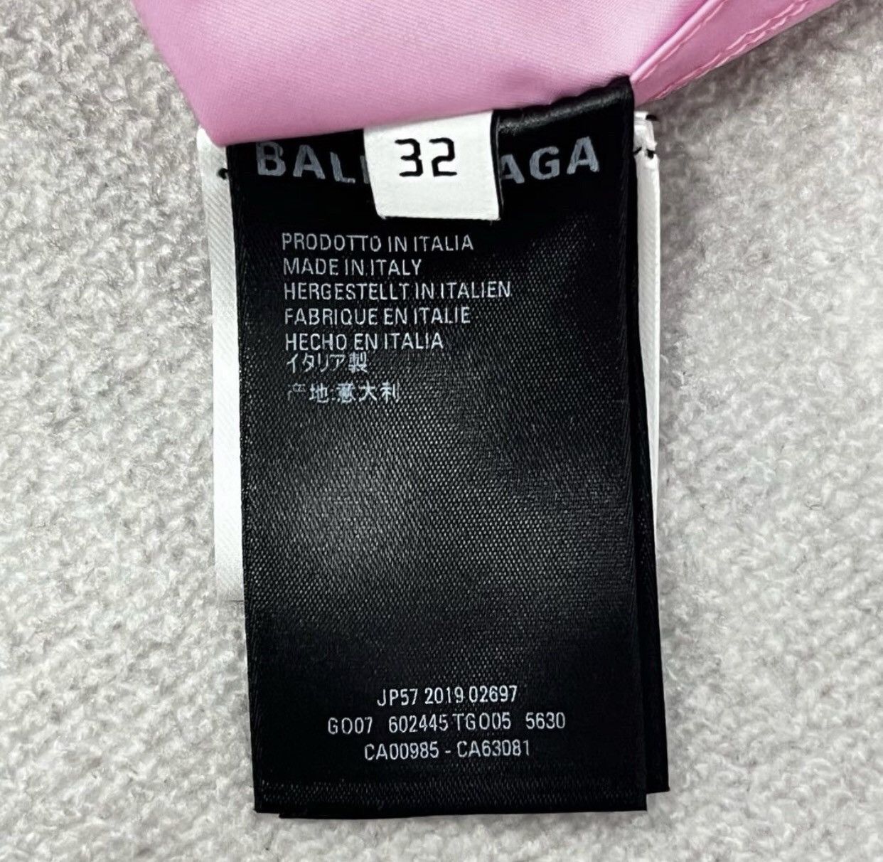 Balenciaga Balenciaga logo letter embroidery pink zipper jacket Size US XS / EU 42 / 0 - 6 Thumbnail