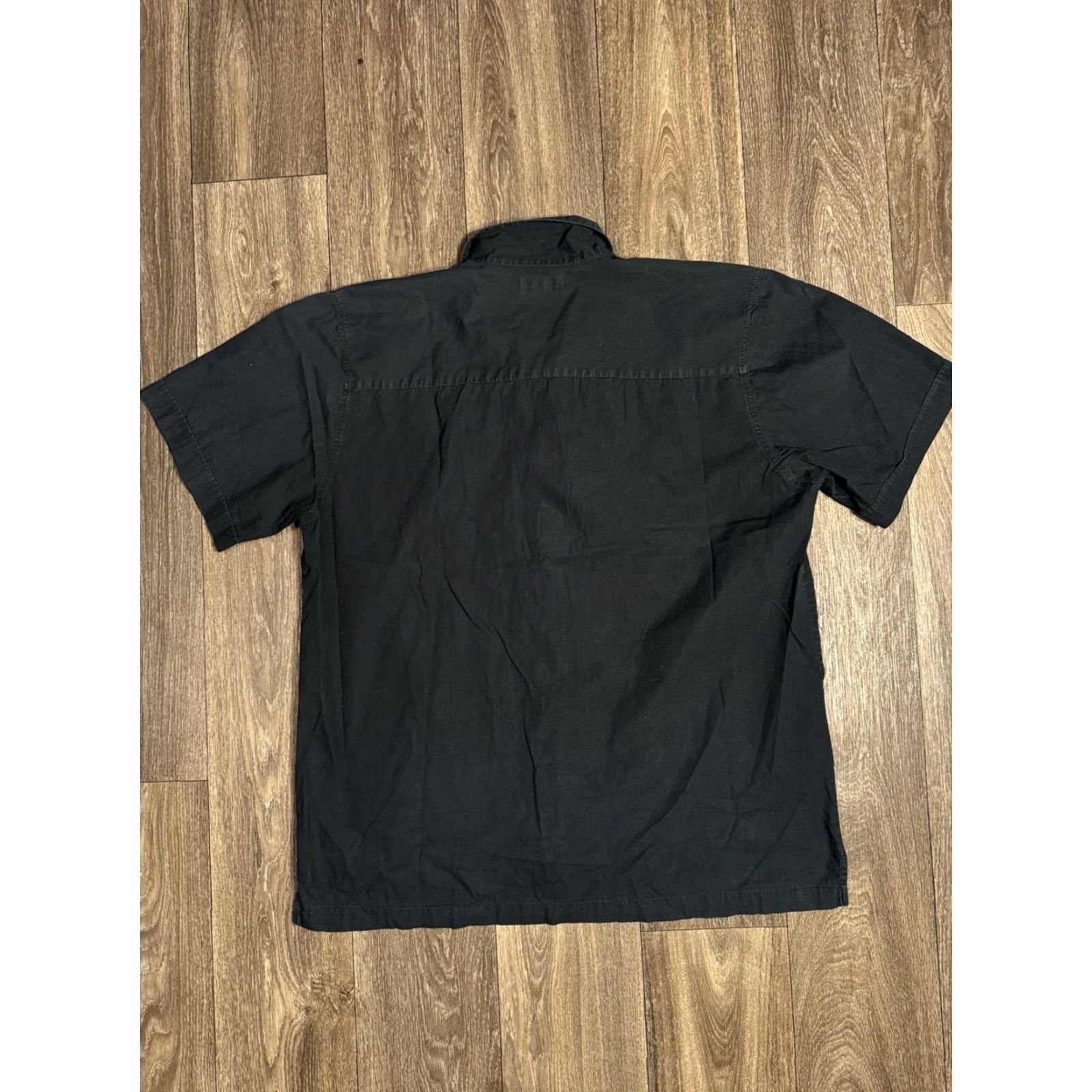 Vintage VINTAGE Utility Short Sleeve Button-Down Shirt XL Black Mens Skate Shirt Size US XL / EU 56 / 4 - 5 Thumbnail