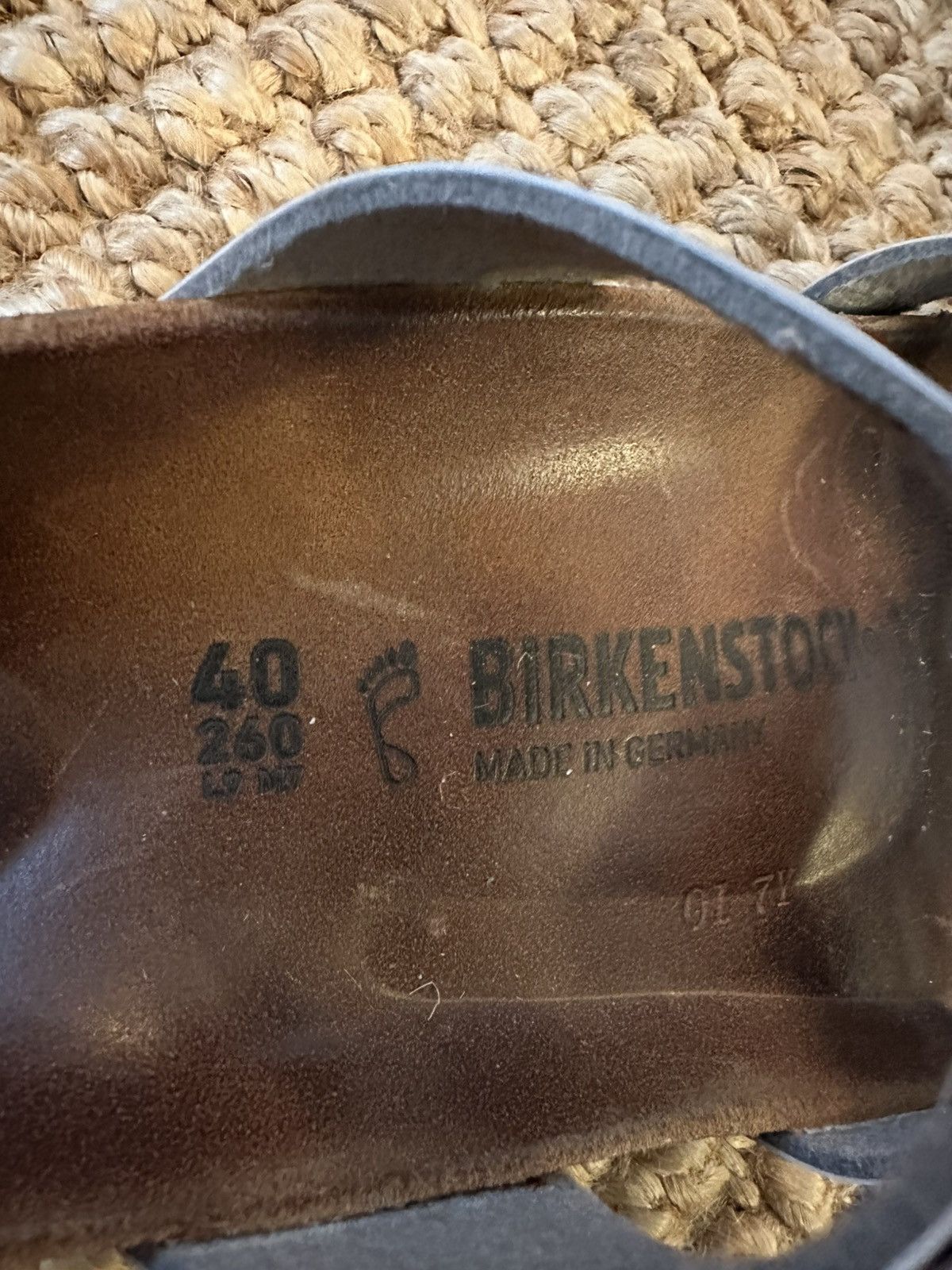 Birkenstock Birkenstock Unisex Mayari Silver Slip On Slide Sandal 40 Size US 10 / IT 40 - 4 Thumbnail