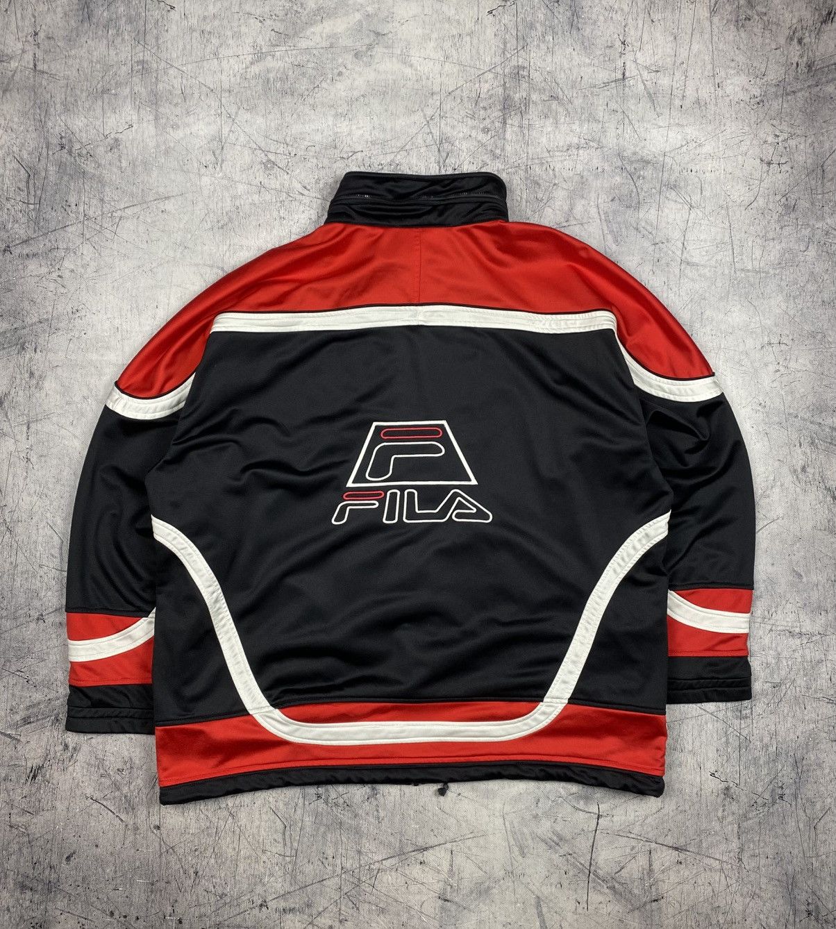 Fila Vintage FILA Track Jacket Big Embroider Logo Size US XXL / EU 58 / 5 - 11 Thumbnail