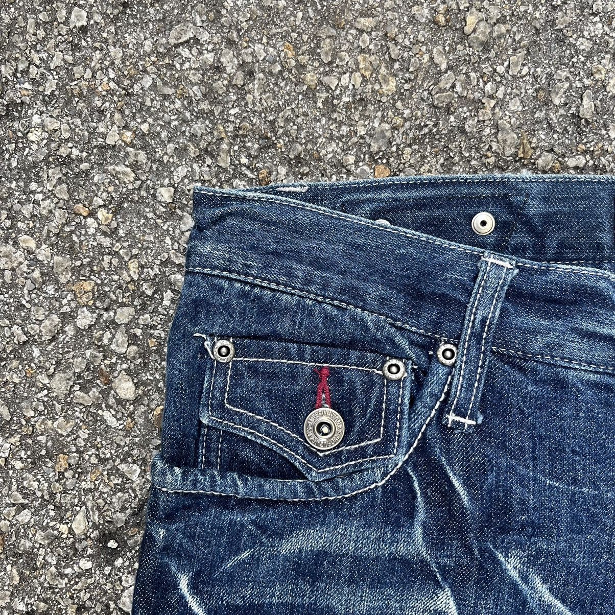 Number (N)ine Flare Jeans Nylaus Japanese Brand Boot Cut Distressed Denim Size US 30 / EU 46 - 8 Thumbnail