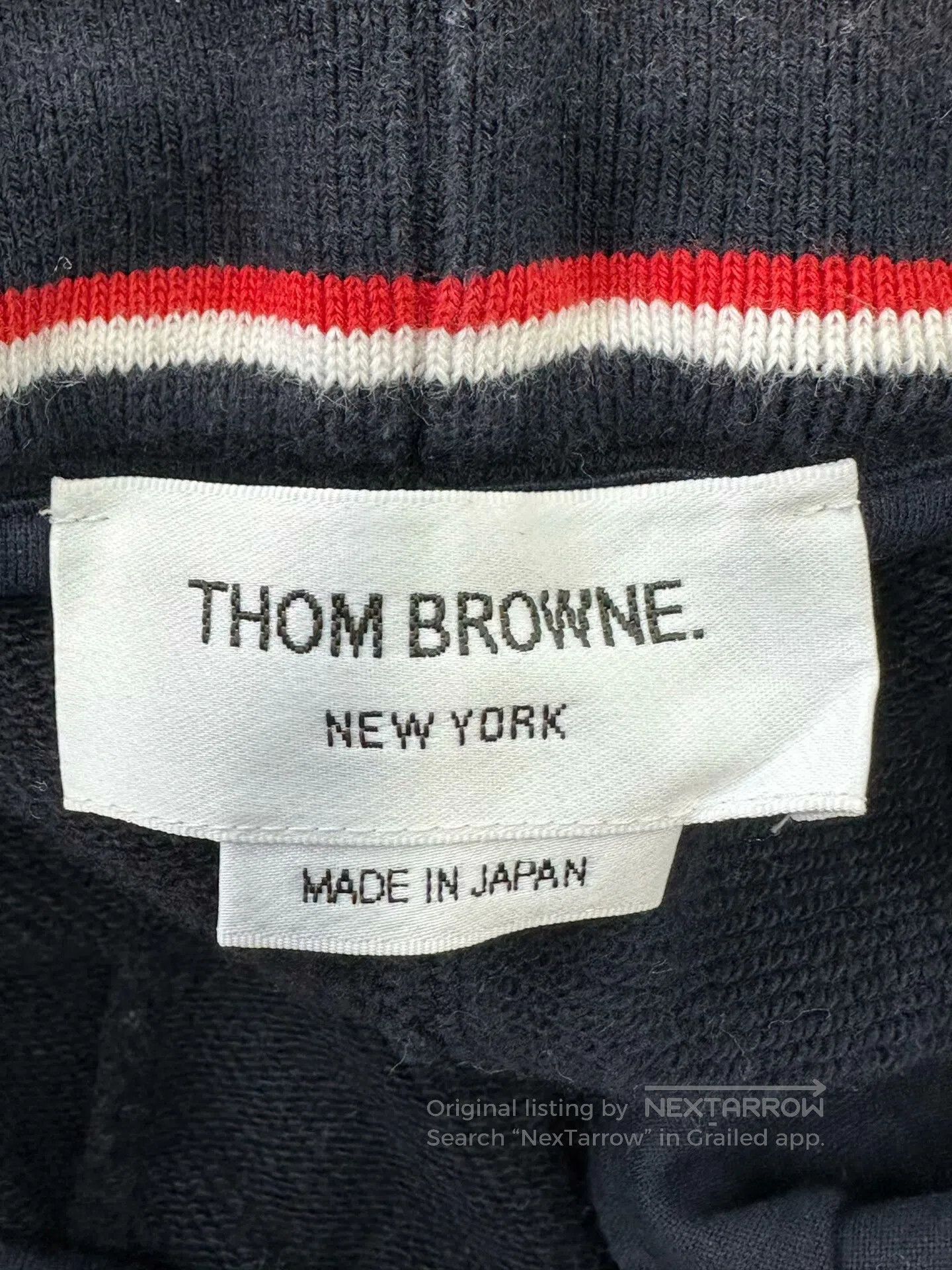 Thom Browne Thom Browne size L Navy Blue Classic Four Stripe Casual Tr Size US 27 - 4 Thumbnail